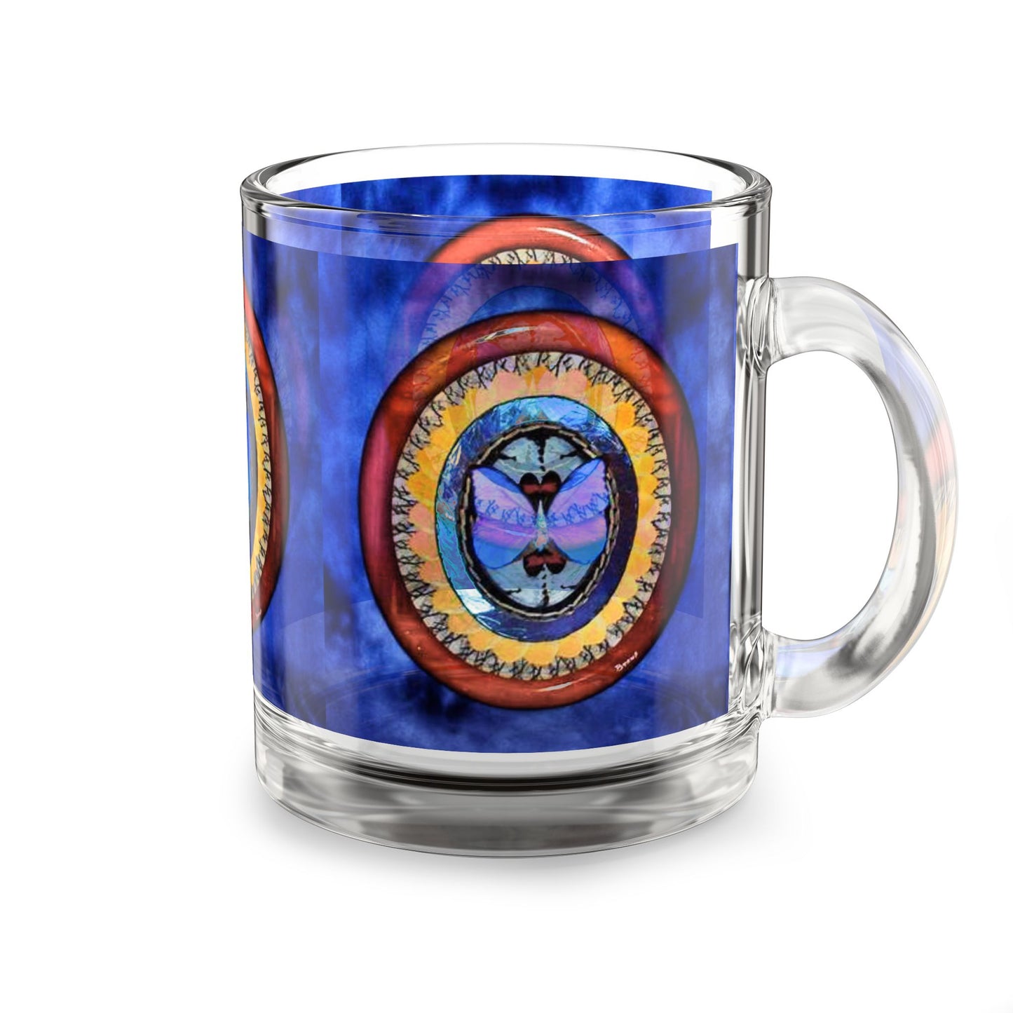 Oval Real Butterfly Wing Art Mug - 10oz, Perfect for Buttefly Lovers