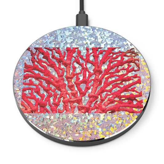 Wireless Charger - Disco Red Coral