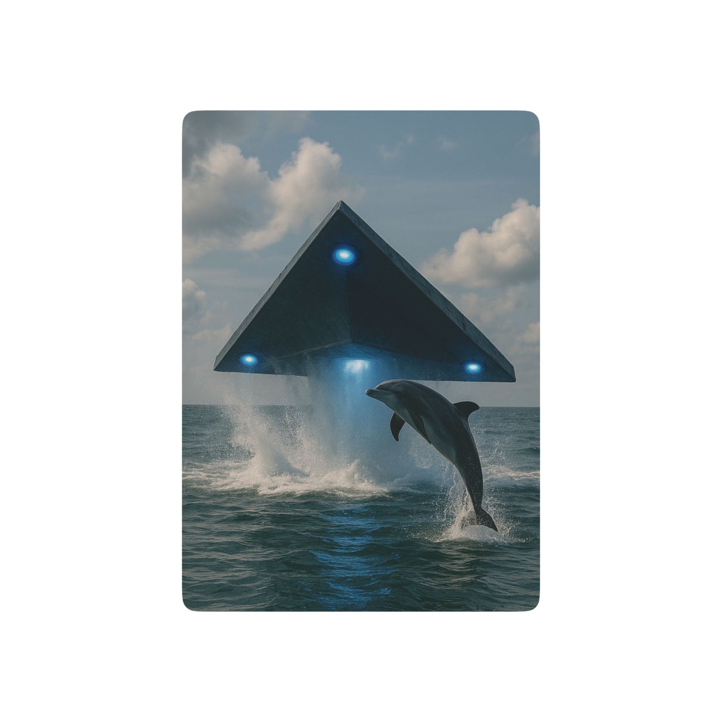 Poker Playing Cards - UFO and Dolphin