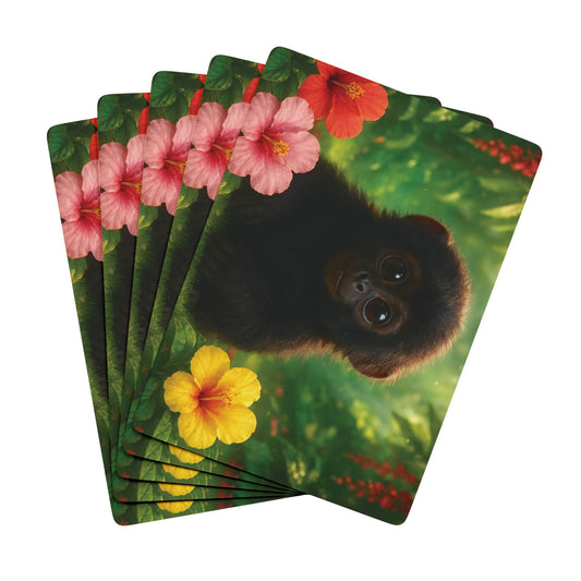 Poker Playing Cards - Baby Howler Monkey
