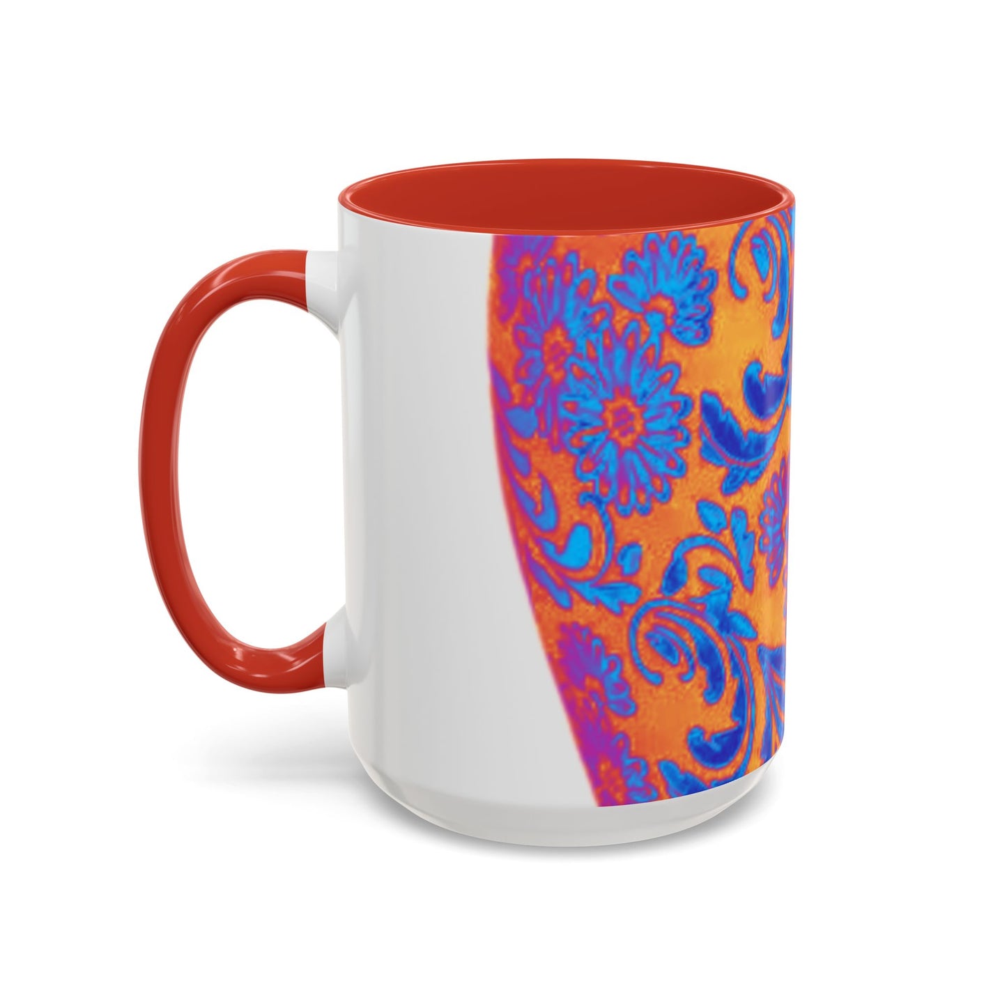 Accent Coffee Mug (11, 15oz), Heatwave Ginger Jar Macro, Various Colors