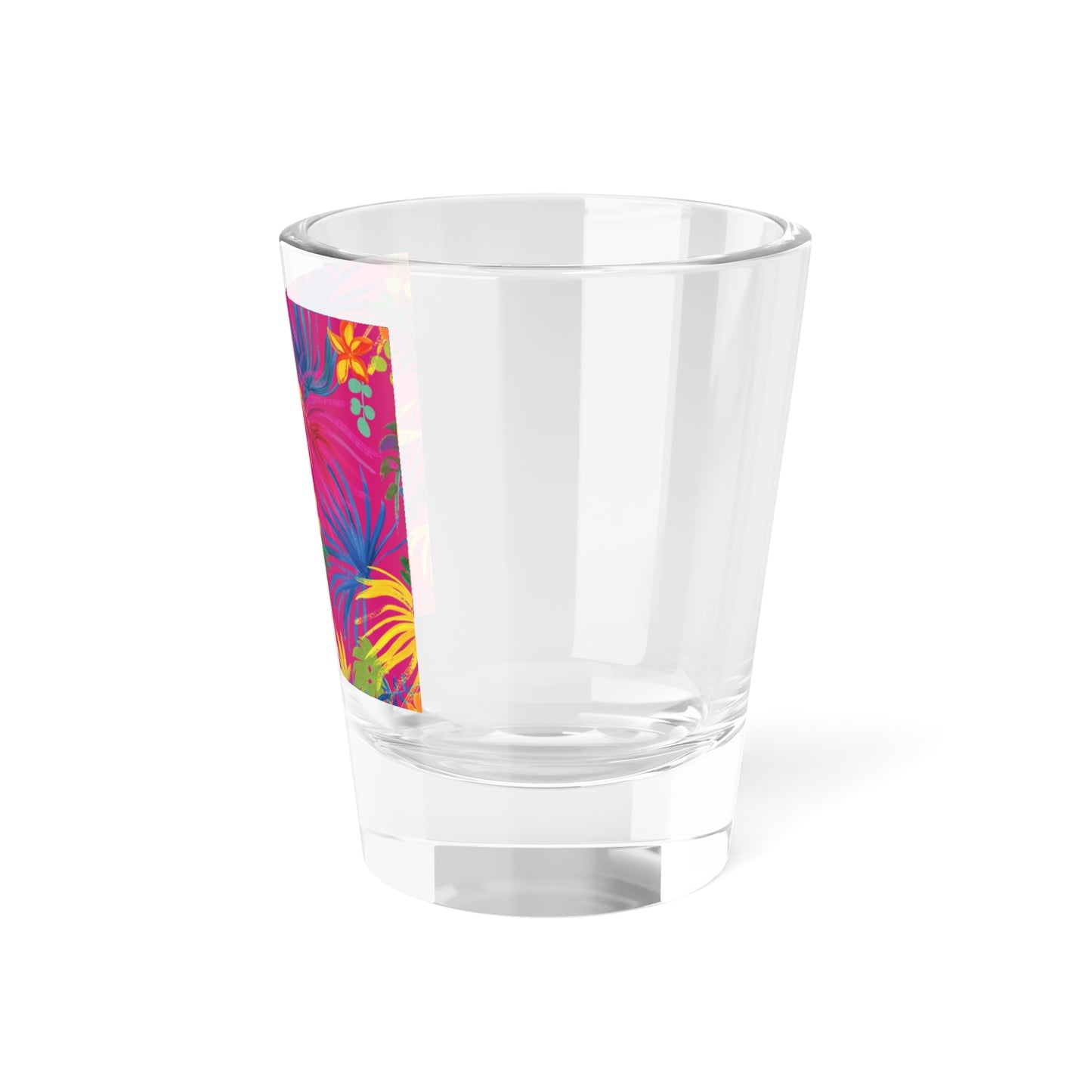 Clear Shot Glass, 1.5oz - Exotic Flora