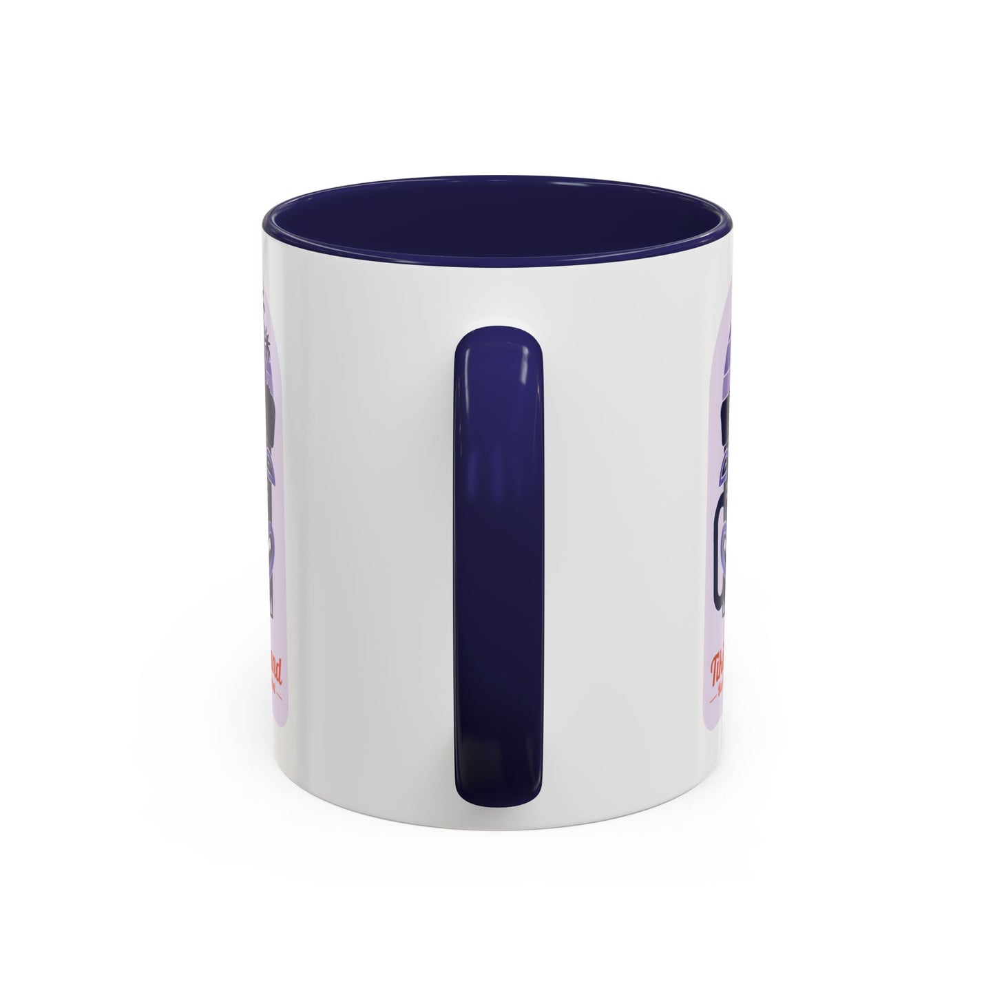 Tiki Island Accent Coffee Mug - Fun Tropical Drinkware for Beach Vibes, purple