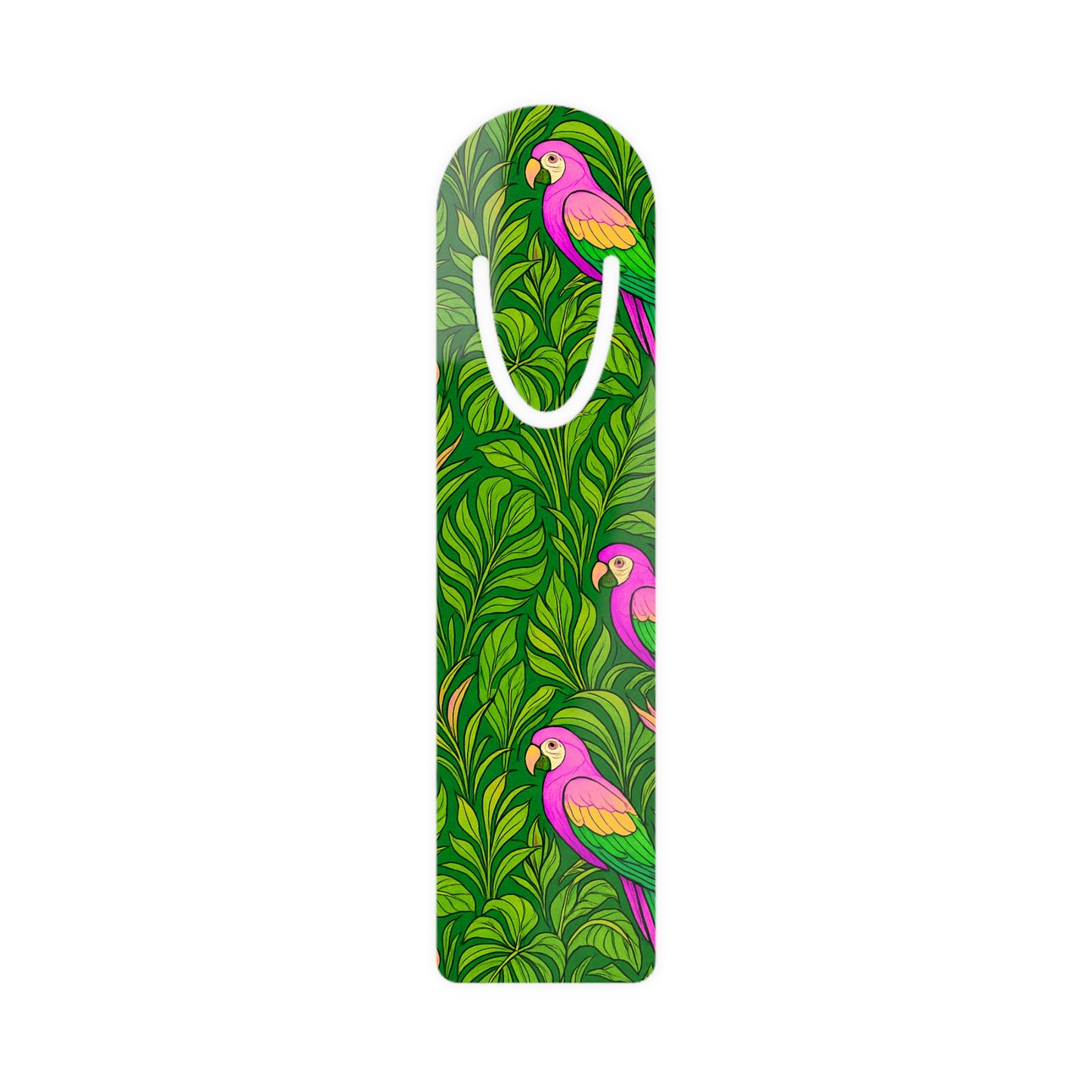 Bookmark - Aluminum, Parrot Family/Pink