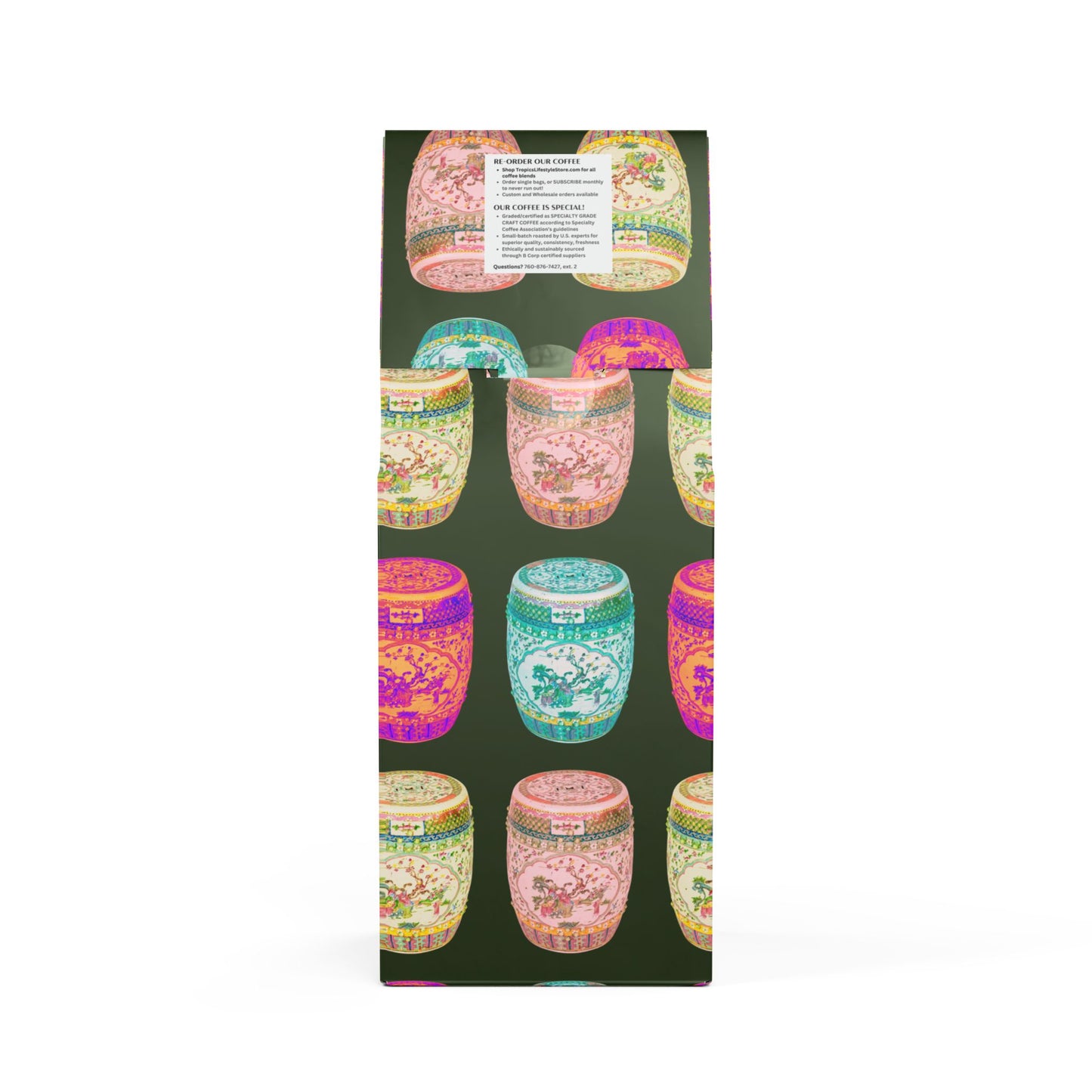 Citrus Bay Blend™ (Medium Roast) Specialty Grade Craft Coffee / Tropical Garden Stools