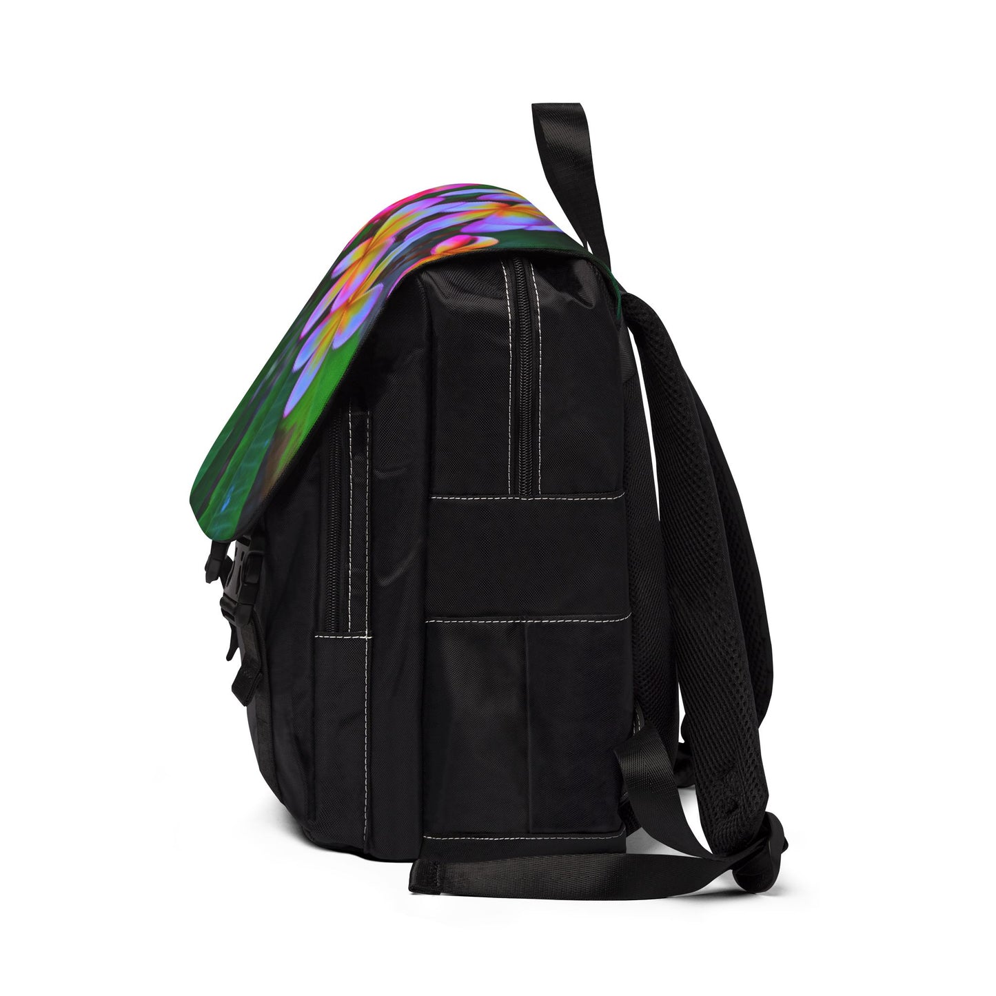 Tropical Casual Backpack - Perfect for Everyday Adventures / Hawaiian Flowers