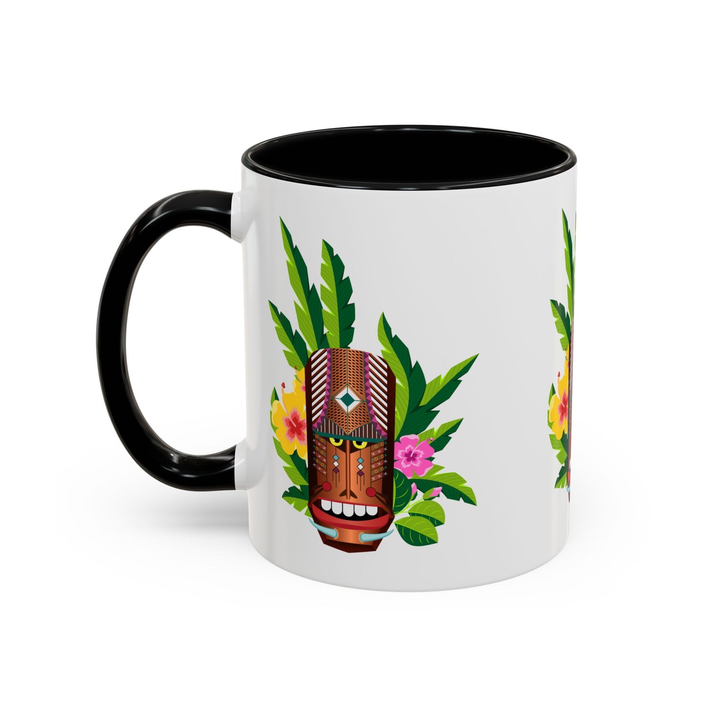 Accent Coffee Mug (11, 15oz), 8 Colors - Tiki Boss Loika