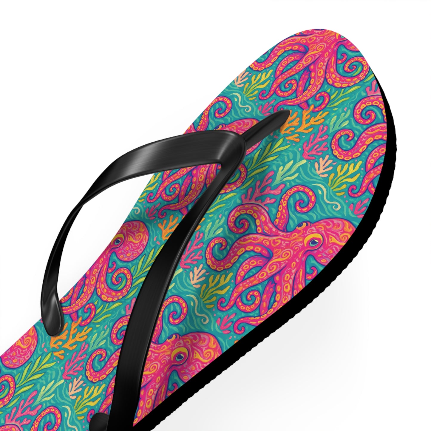 Flip Flops - Red Kraken Joe