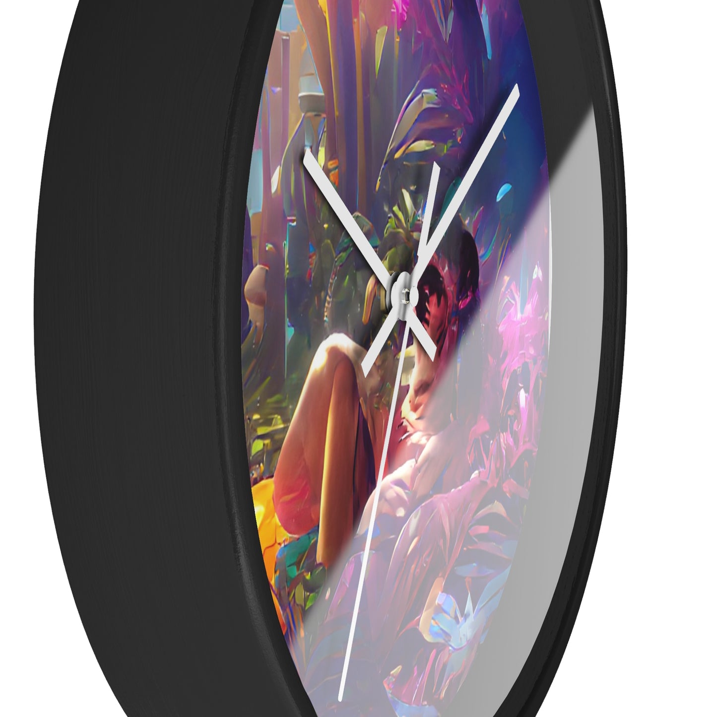 Wall Clock, "Secret Midnight Kiss in Hidden Tropical Garden"