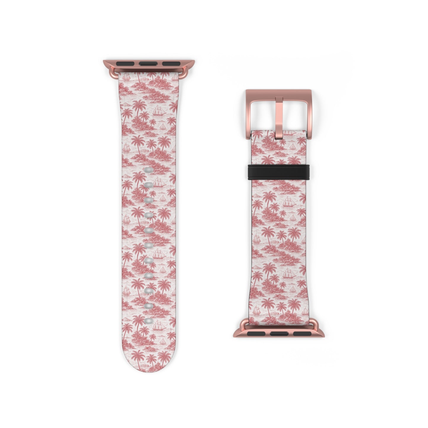 Apple Watch Band - Faraway Toile, Red