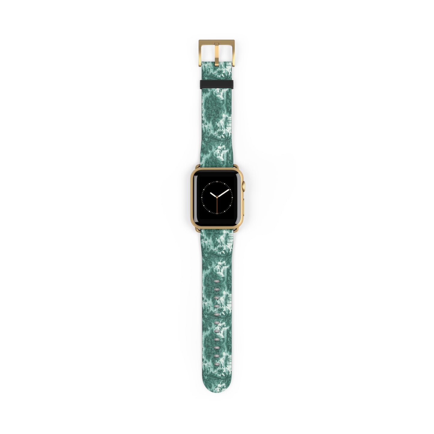 Apple Watch Band - Tropical Toile, evergreen