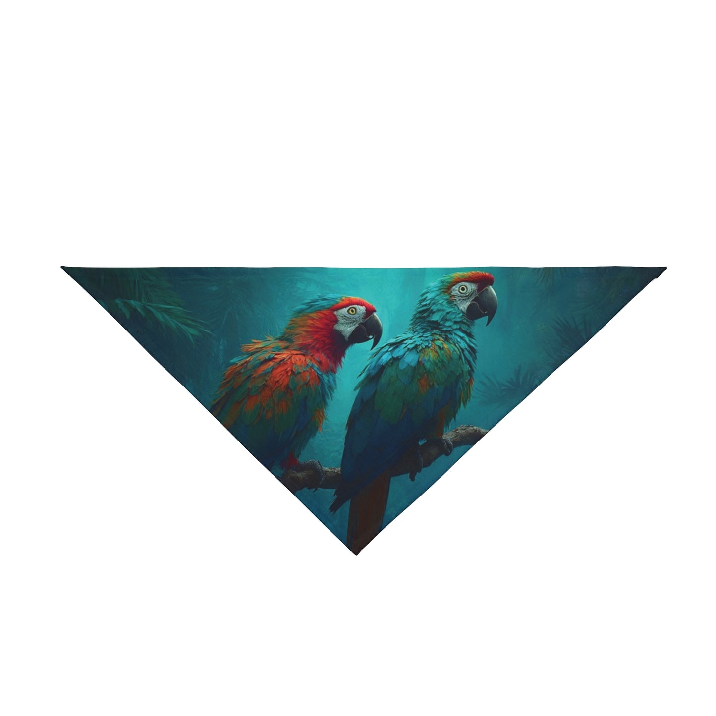 Parrot Friends Pet Bandana, 2 Sizes - Stylish accessory for dogs & cats