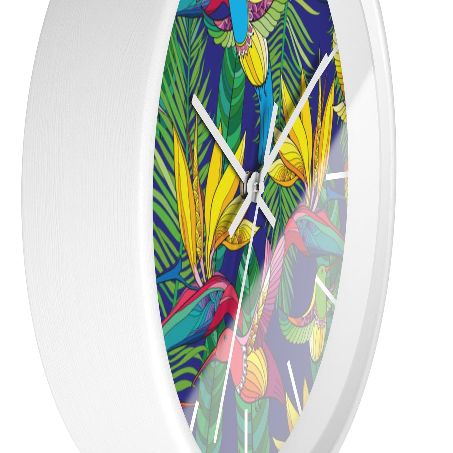 Wall Clock, Bird of Paradise Toile