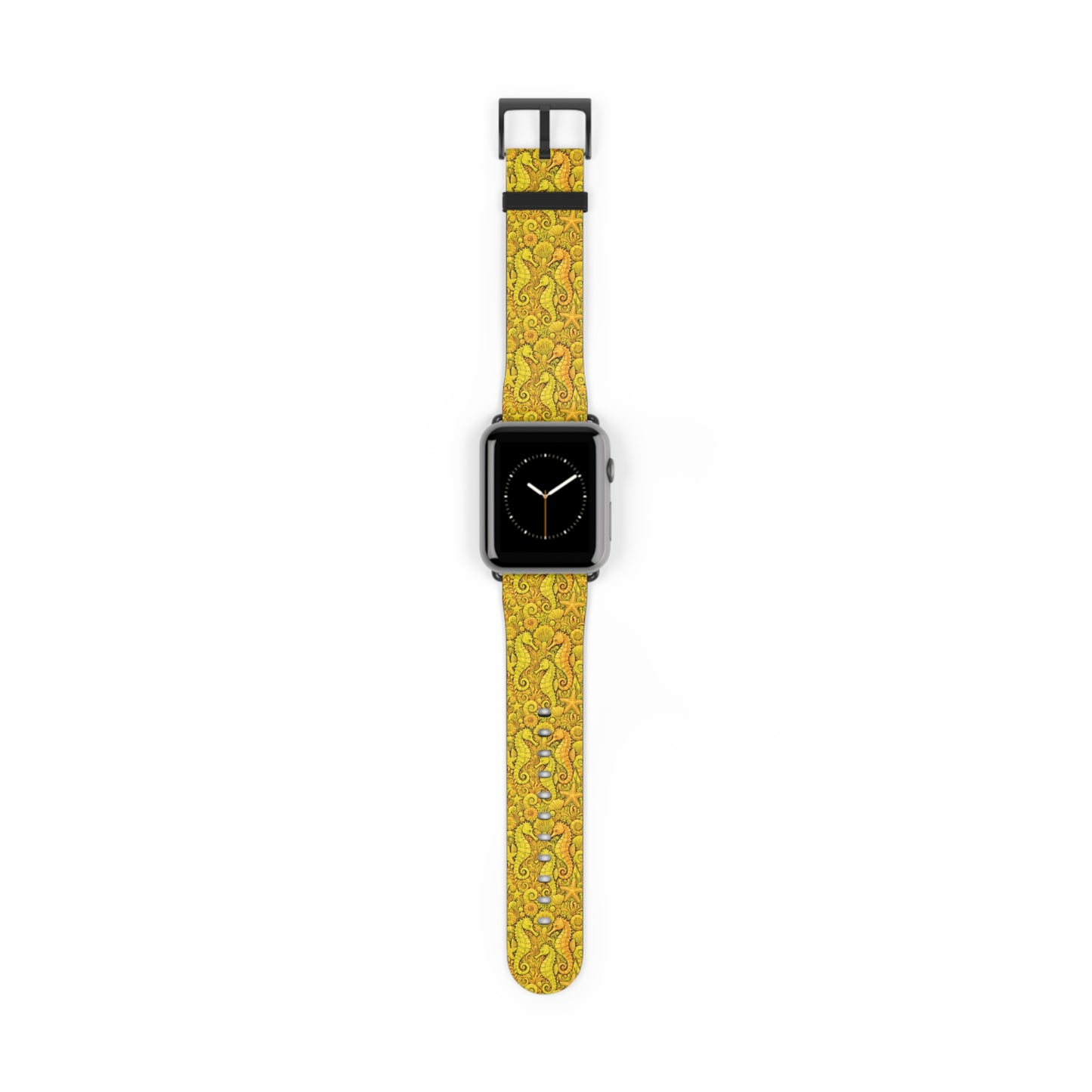 Apple Watch Band - Tropical Seahorse Trio, Yellow
