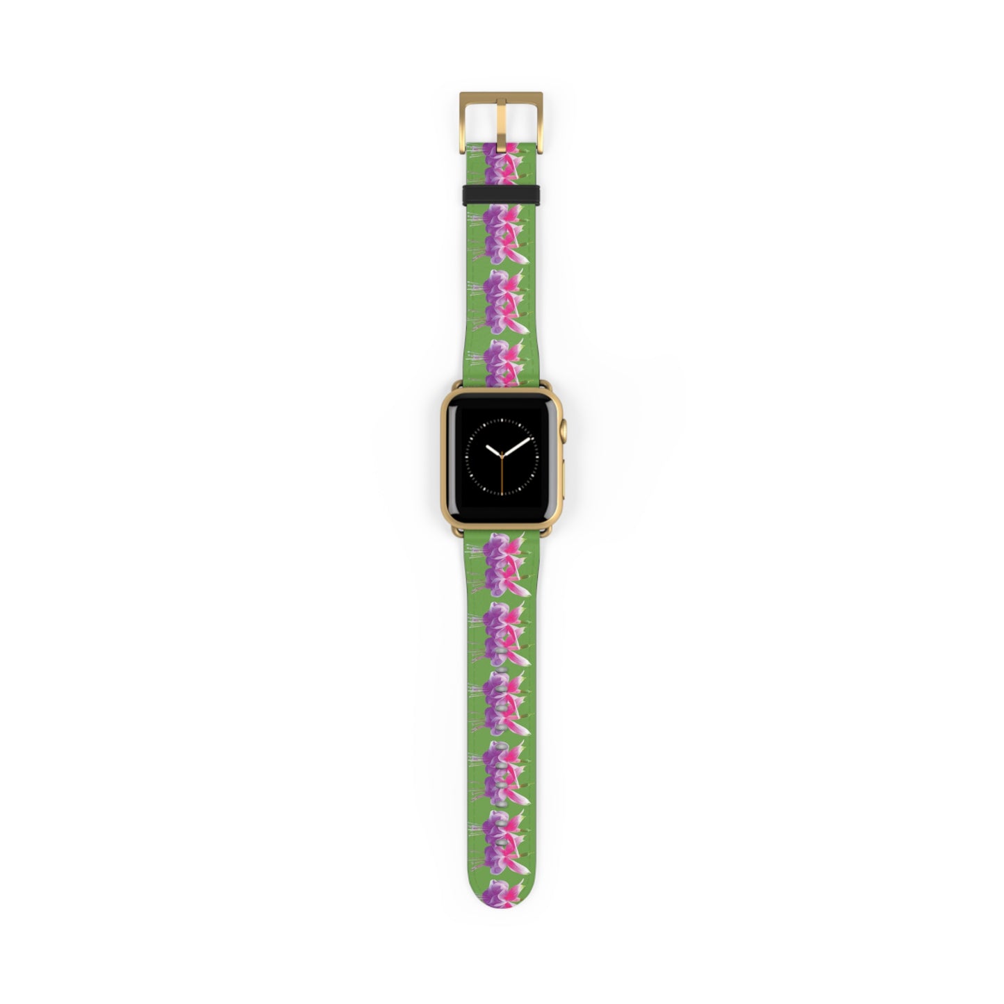 Apple Watch Band - Two Fuchsias, green