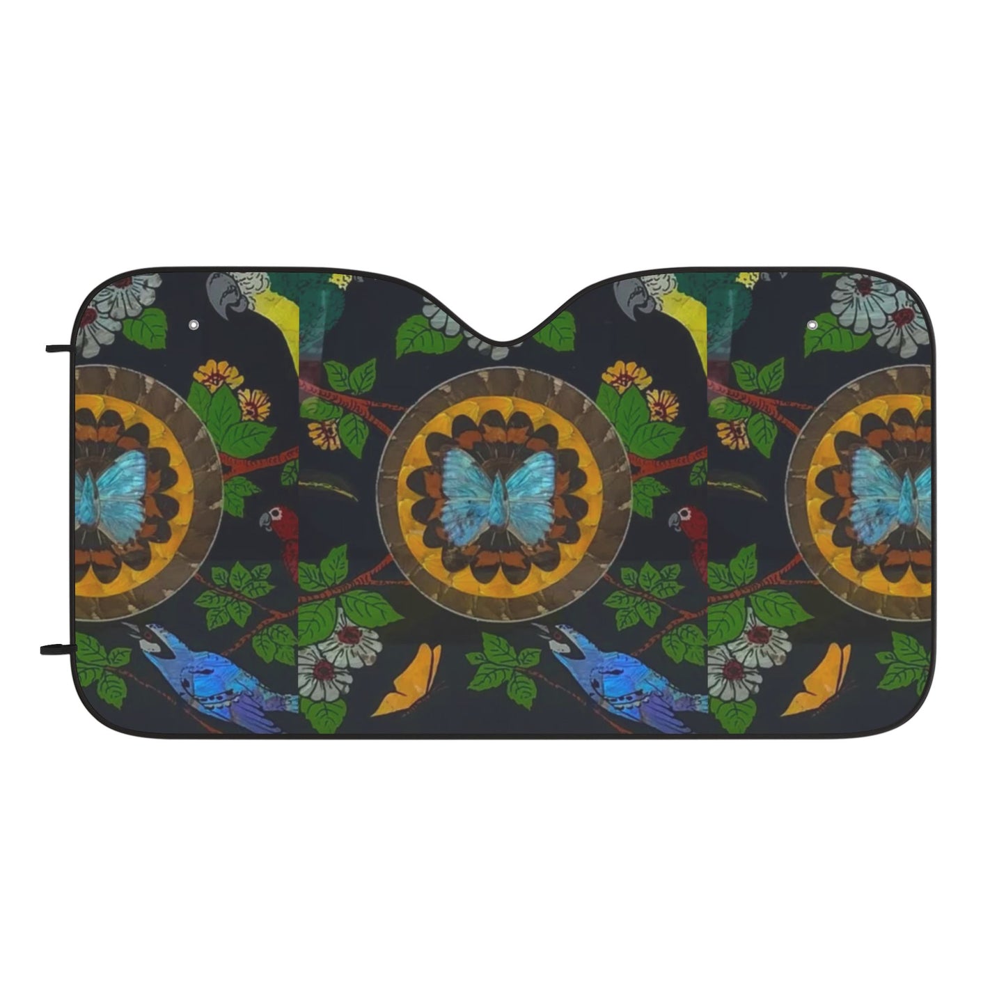 Tropical Car Sun Shades / Real Butterfly Wing Art