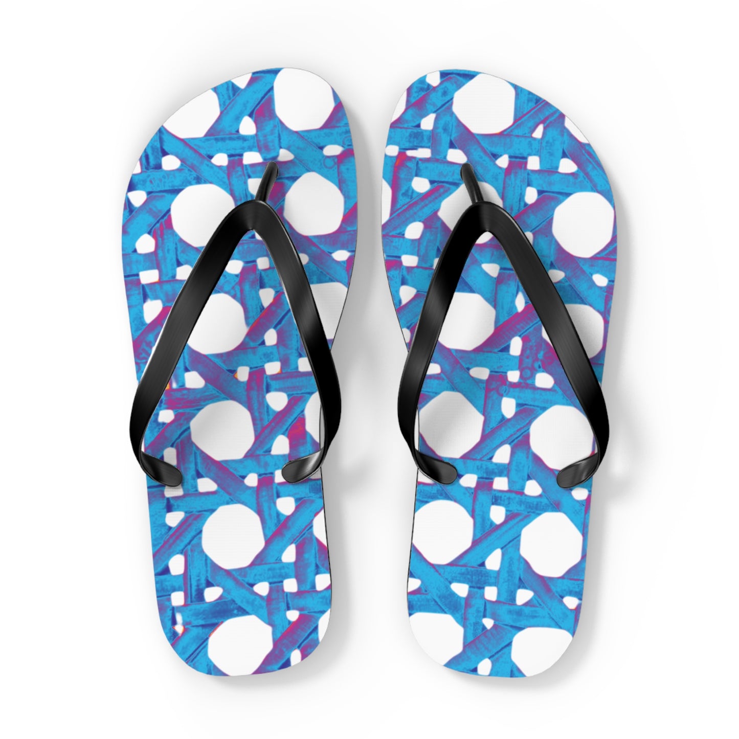 Flip Flops - Beach Chair Wicker, Amethyst