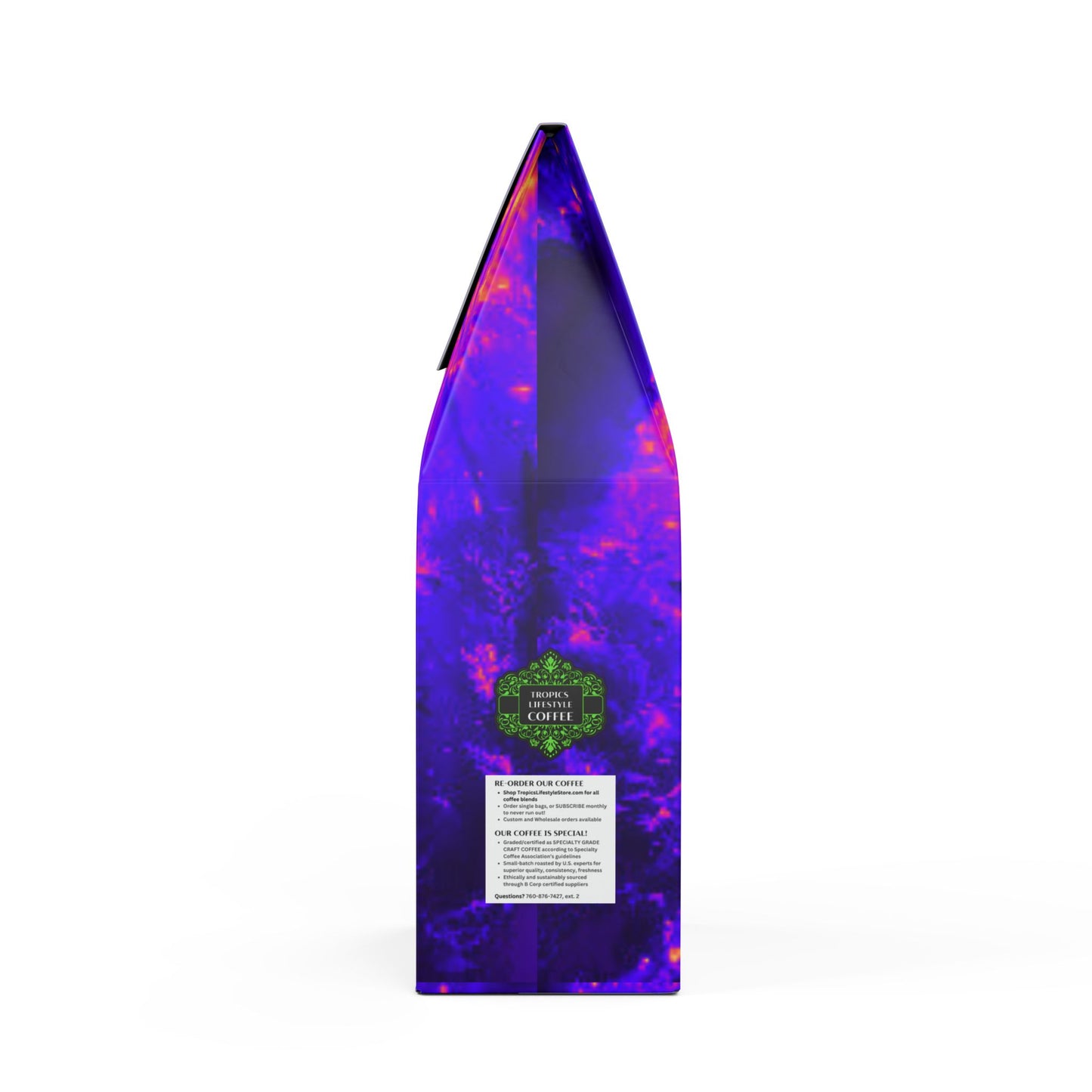 Black Coral Blend™ (Dark French Roast) Specialty Grade Craft Coffee / Solo Mermaid, Pop