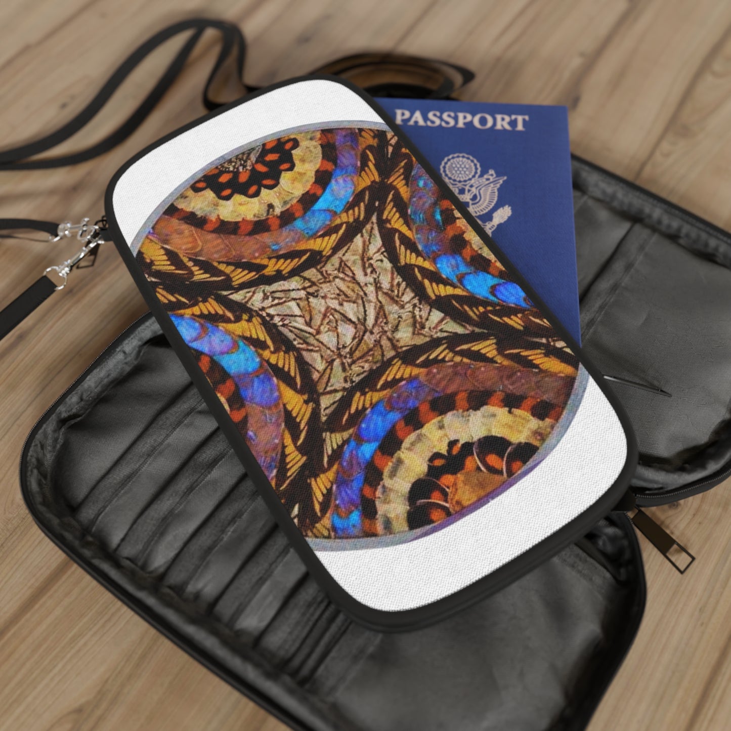 Passport Wallet - Real Butterfly Wing Plate #3