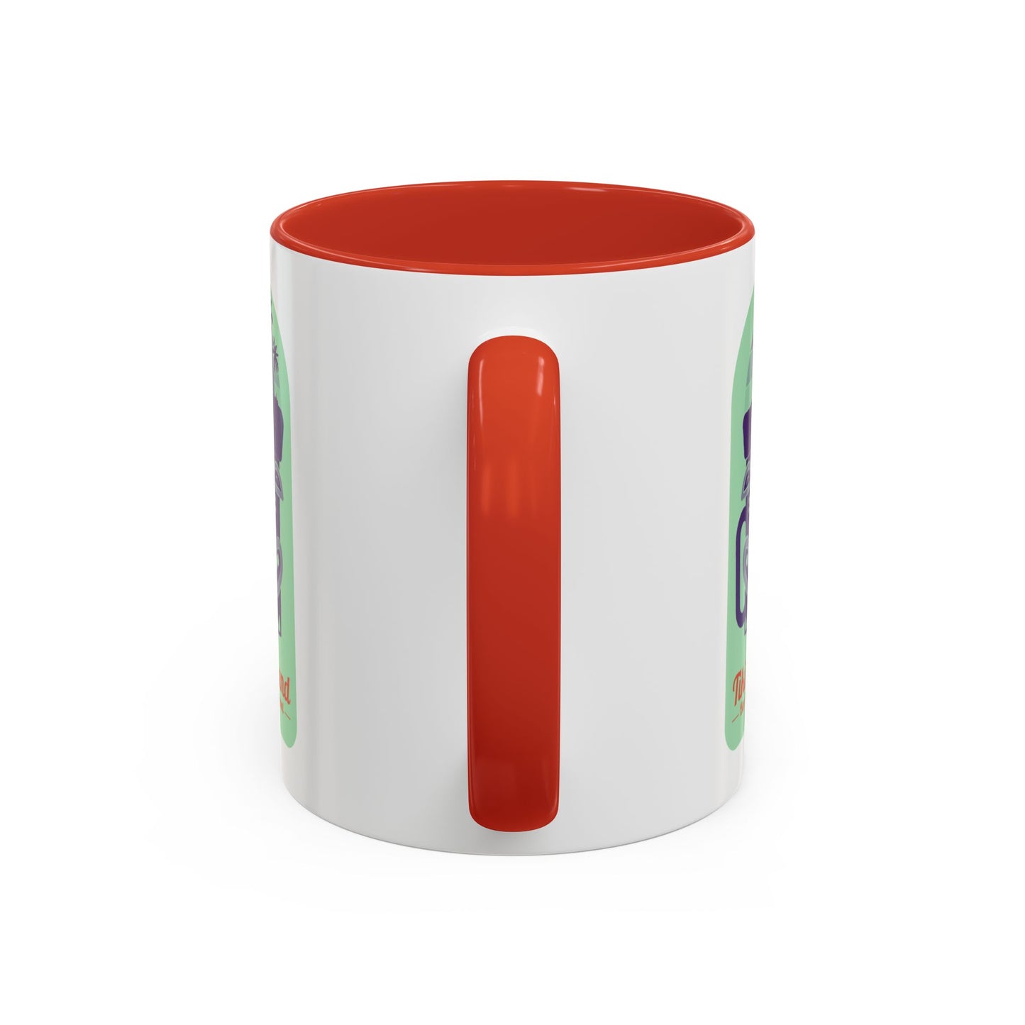 Tiki Island Accent Coffee Mug - Fun Tropical Drinkware for Beach Vibes, green