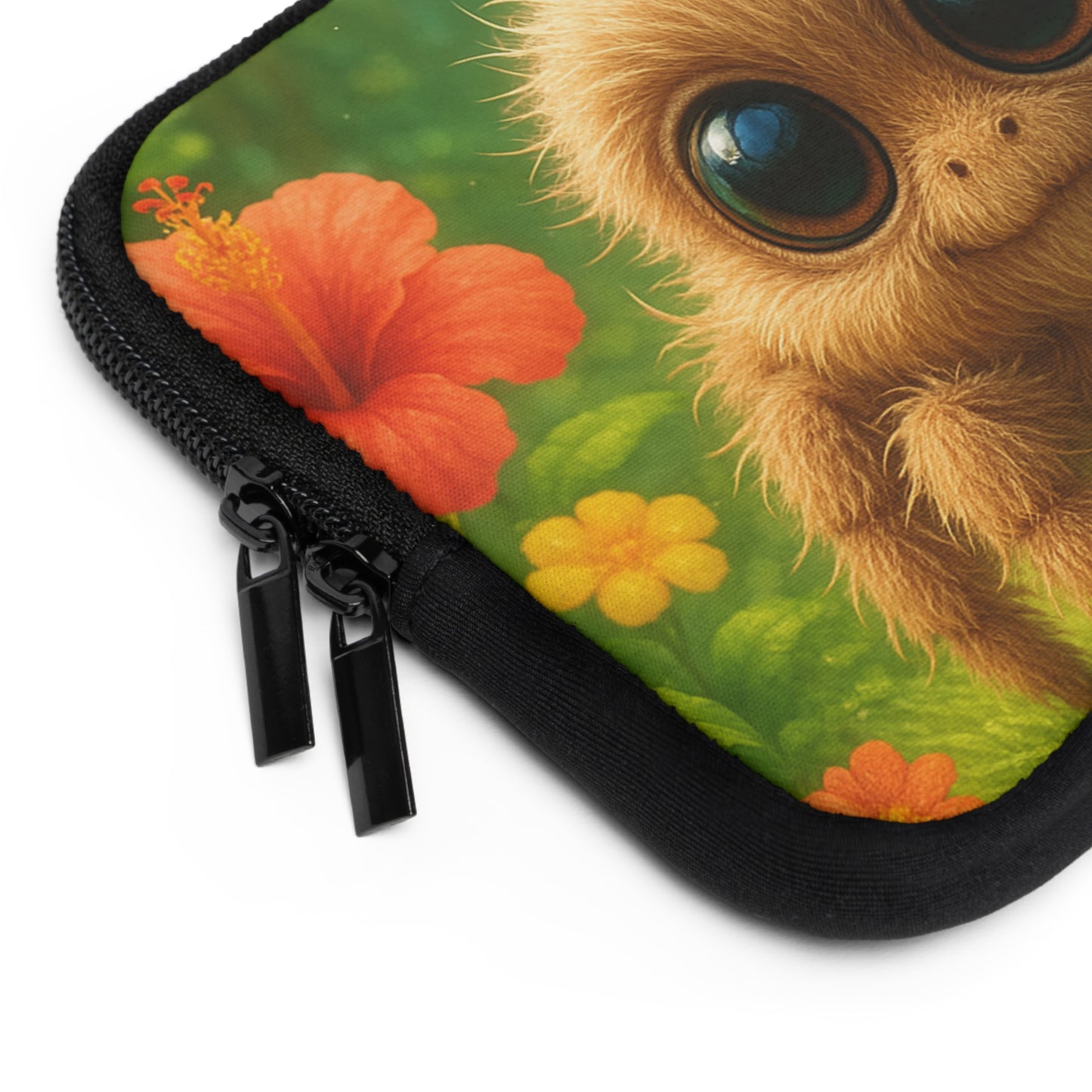 Tropical Laptop Sleeve, 5 Sizes - Perfect for Beach Lovers & Students / Baby Spider
