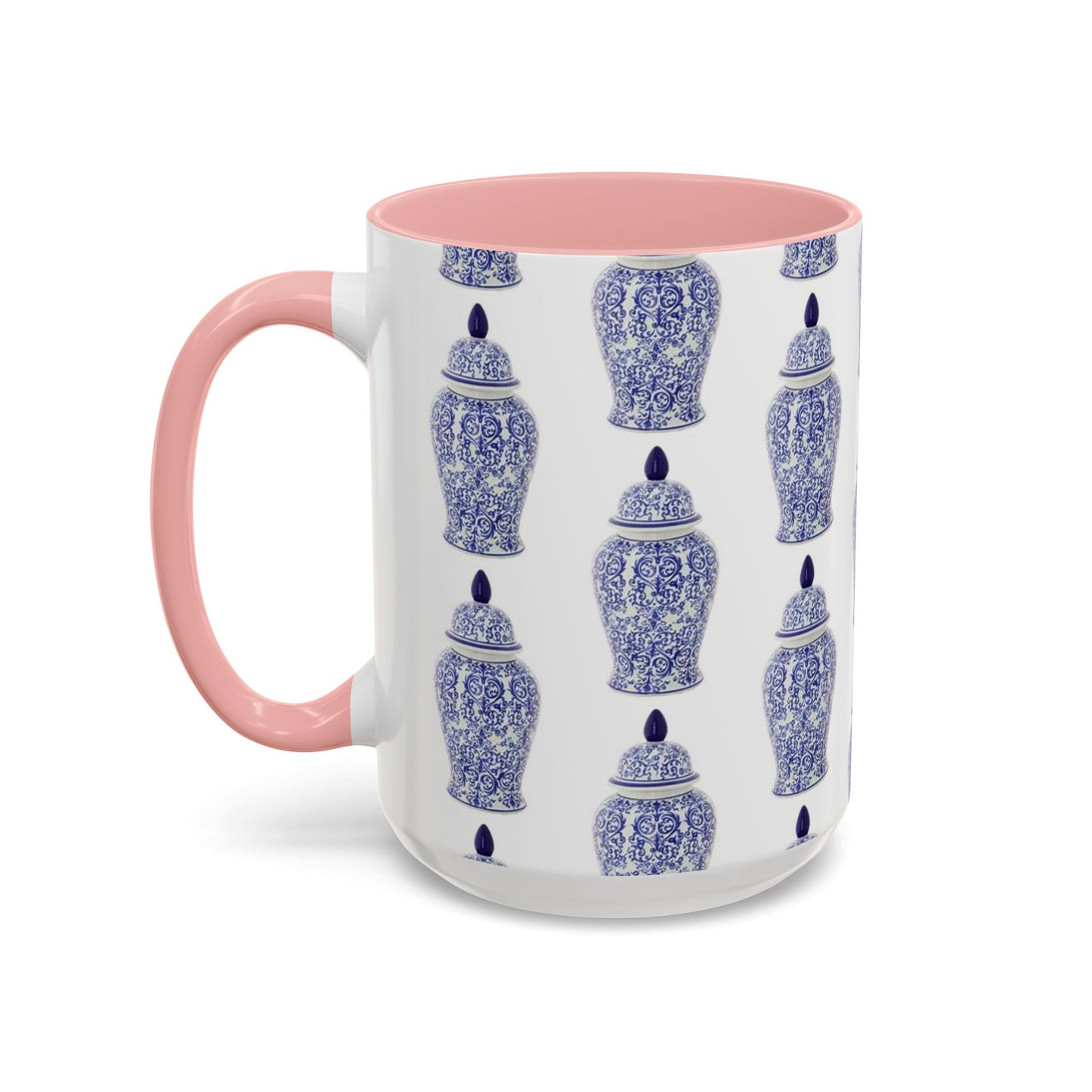 Accent Coffee Mug (11, 15oz), Blue Ginger Jar, Various Colors