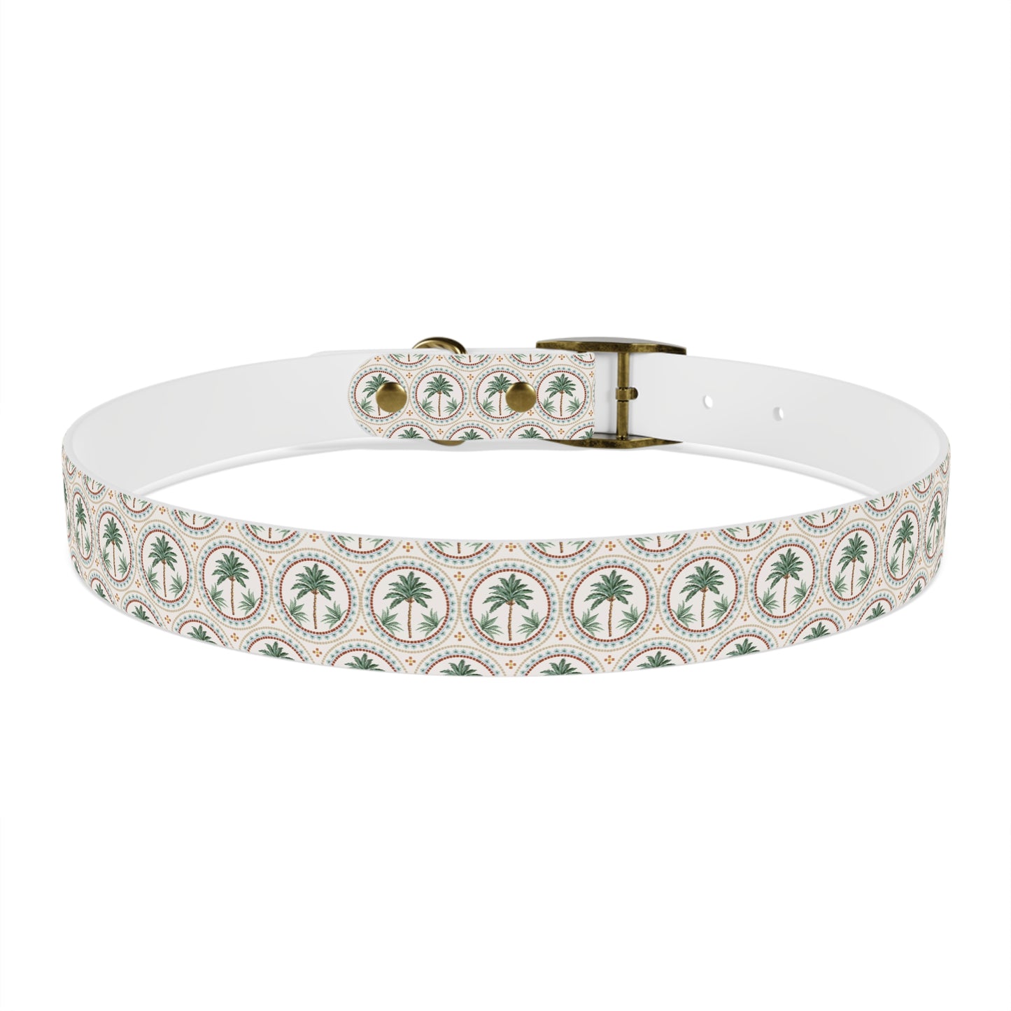 Dog Collar - Mosaic Palm Tree