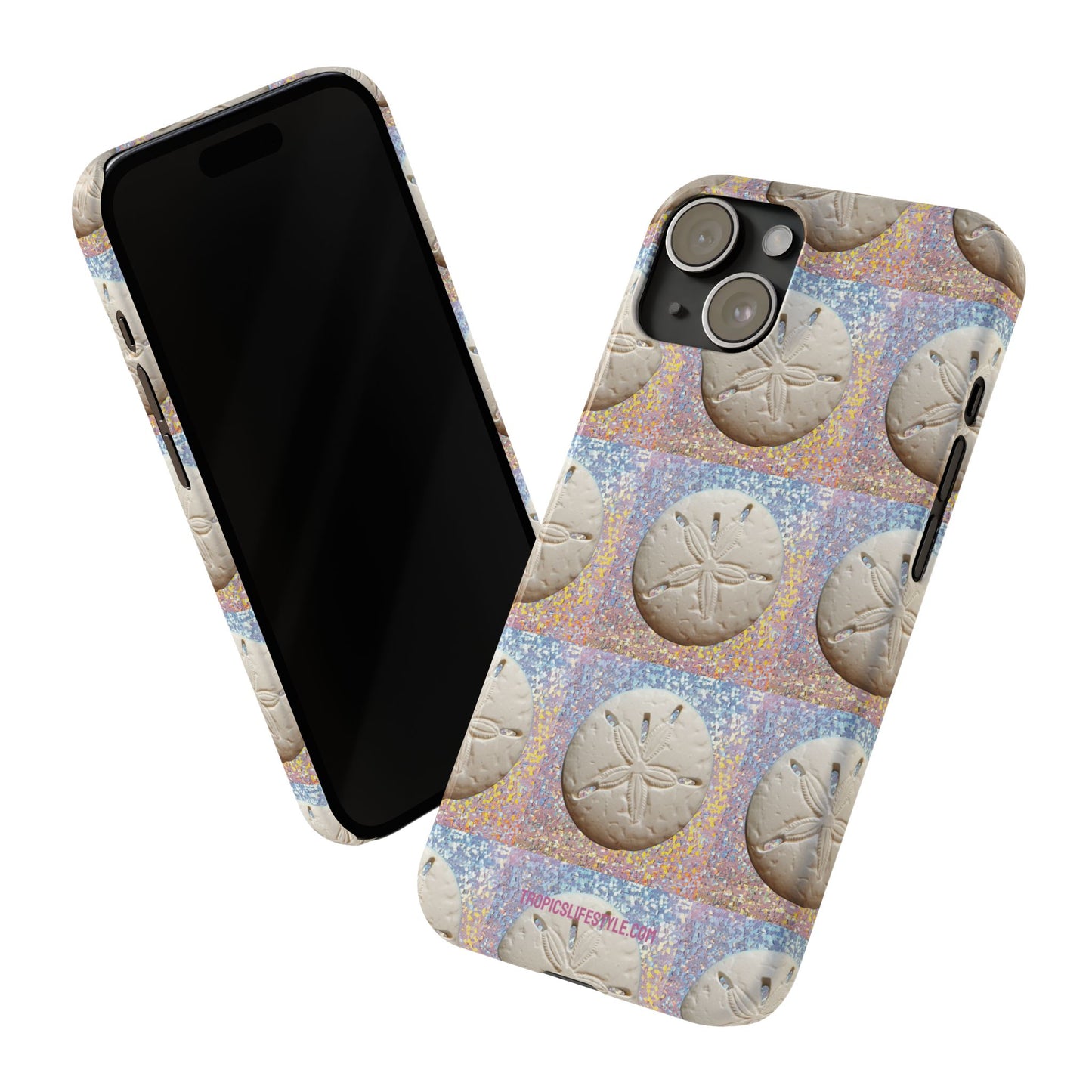 Slim Phone Cases - Disco Sand Dollar