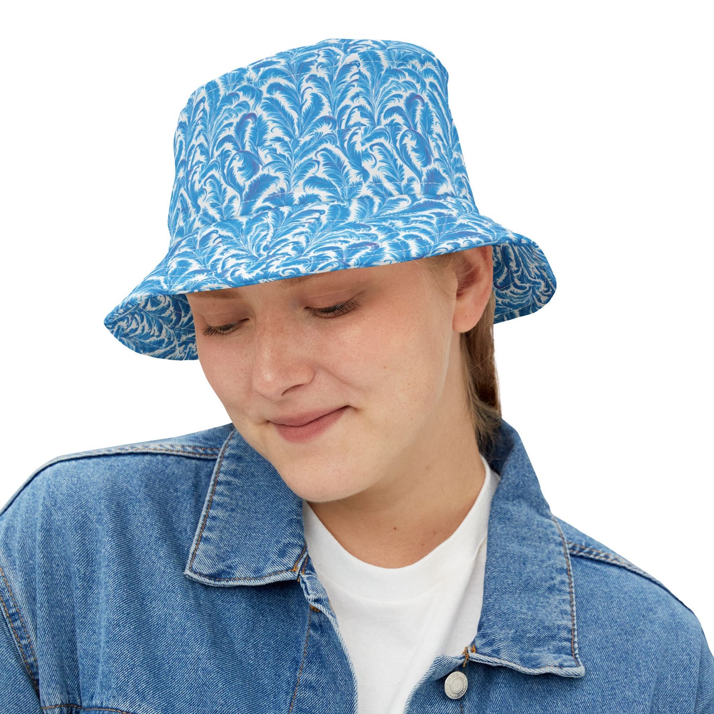 Tropical Polyester Bucket Hat, 2 Sizes - Rocco Blues