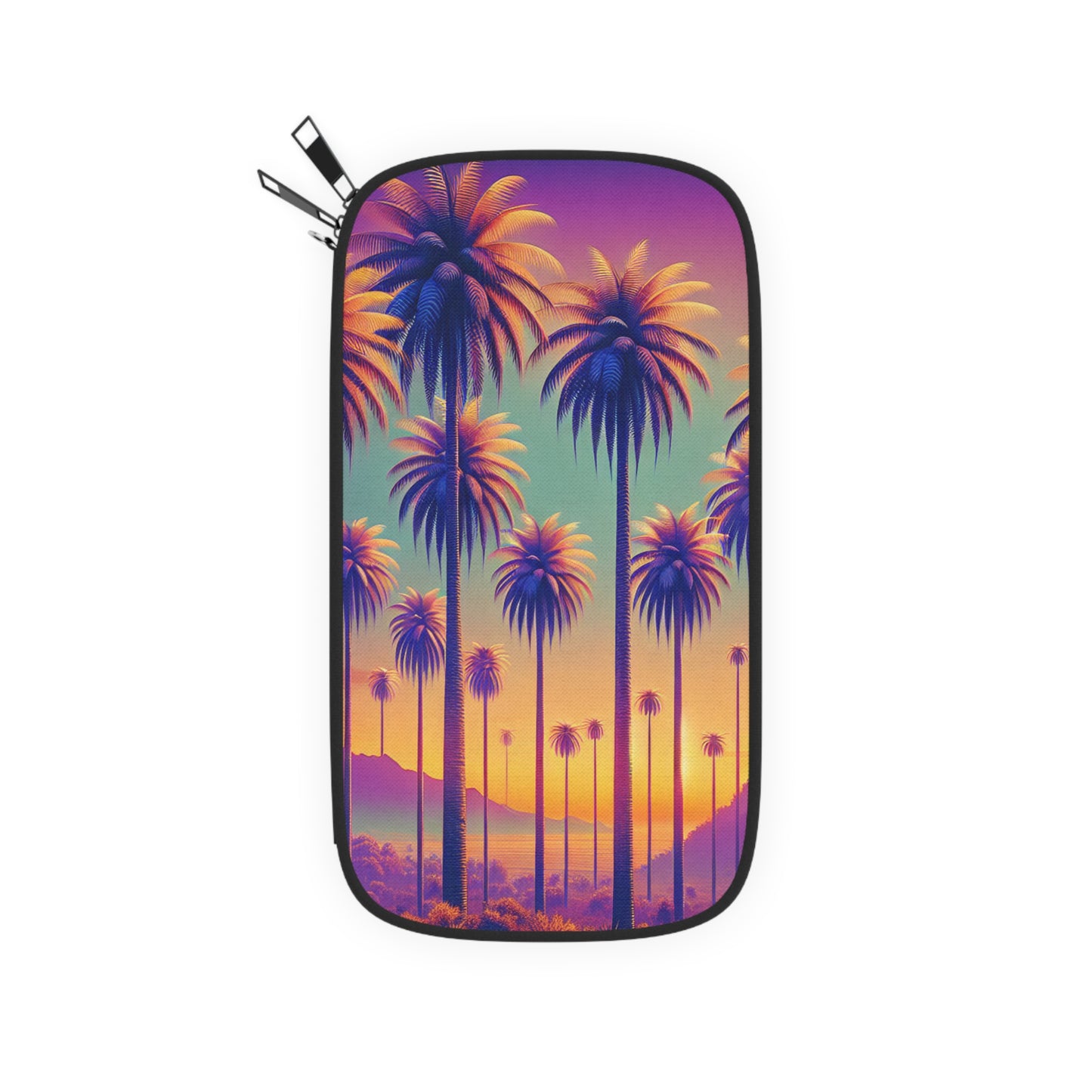 Passport Wallet – Perfect for Travelers & Adventurers / Sunset Palms