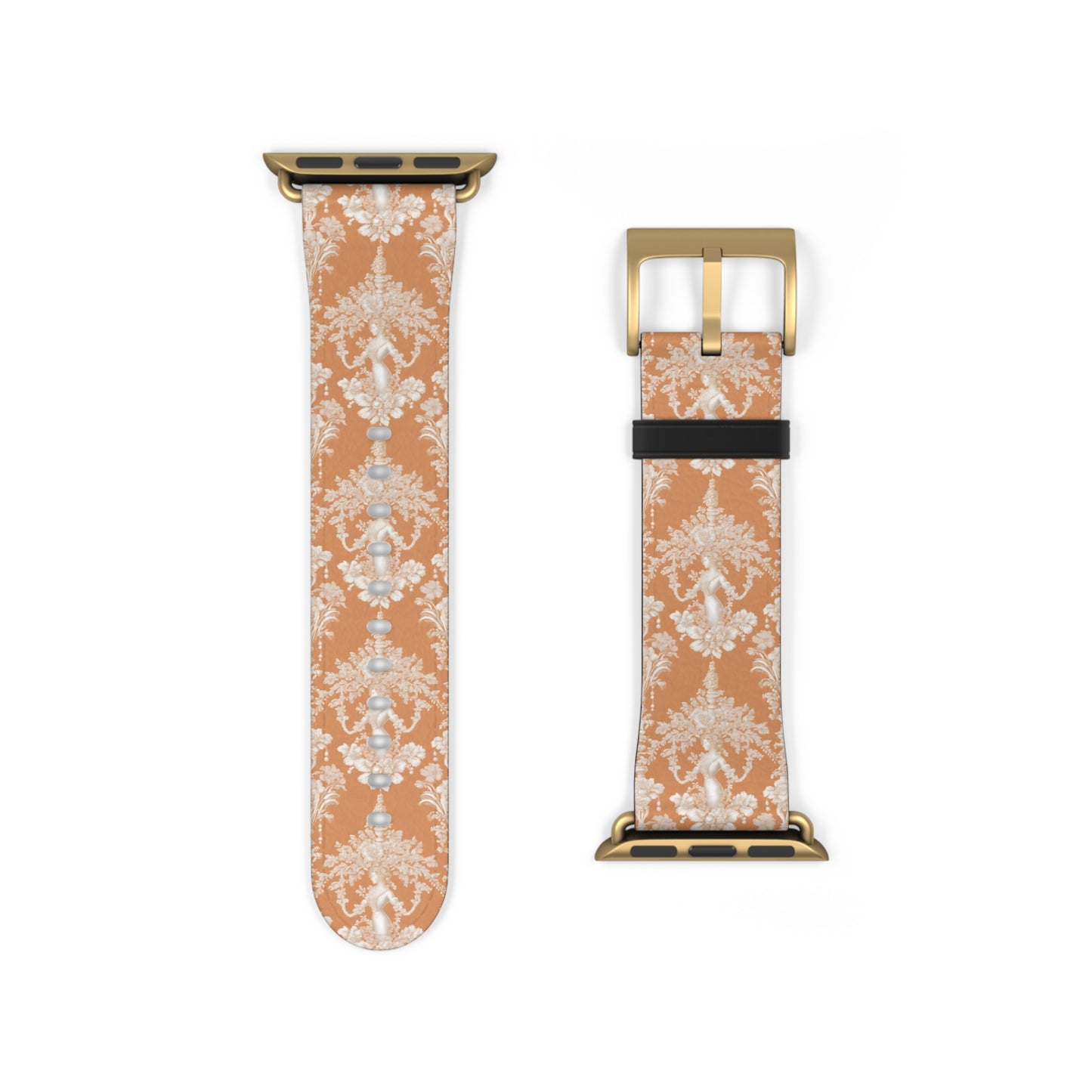 Apple Watch Band - Pearl Lady Toile, melon