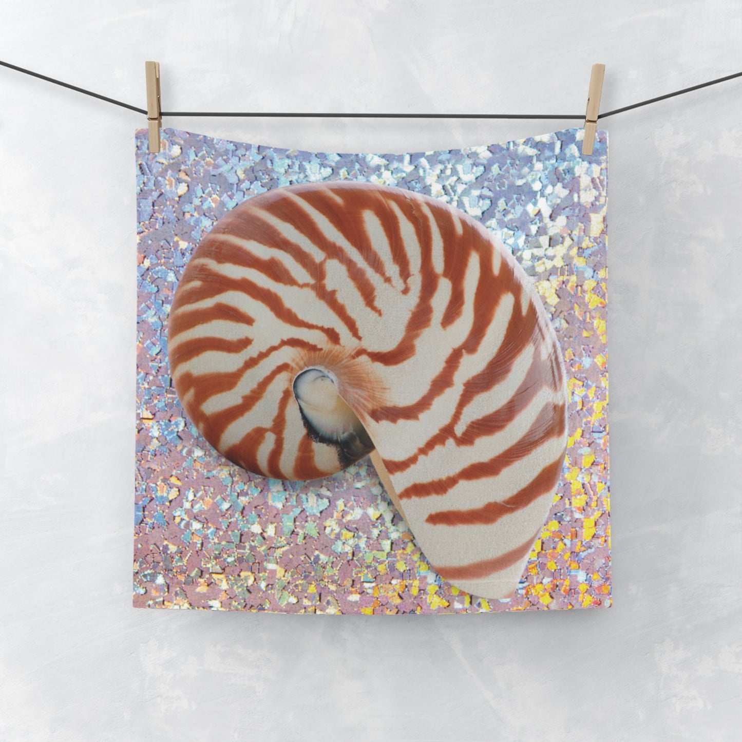 Face Towel - Disco Tiger Stripe Nautilus