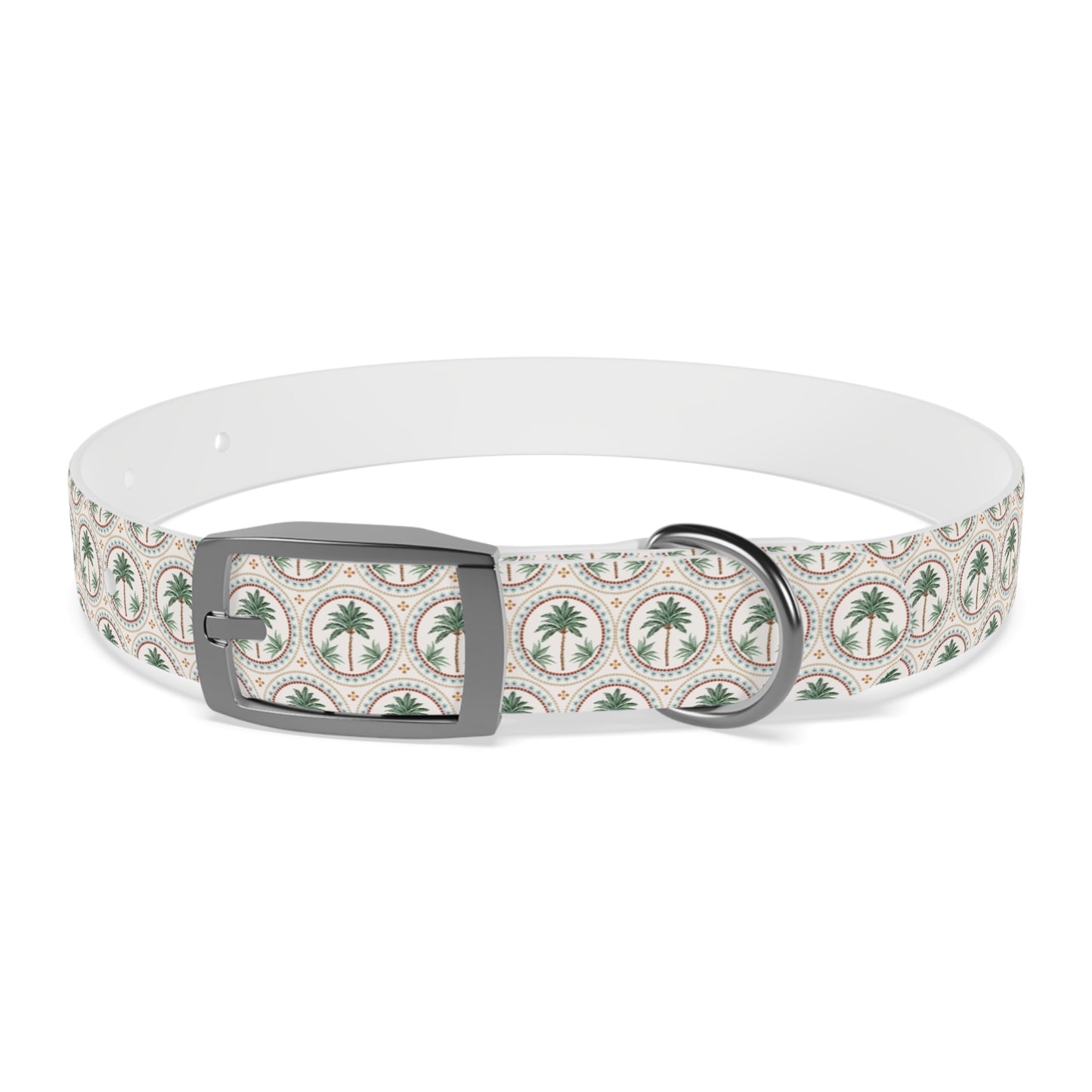 Dog Collar - Mosaic Palm Tree