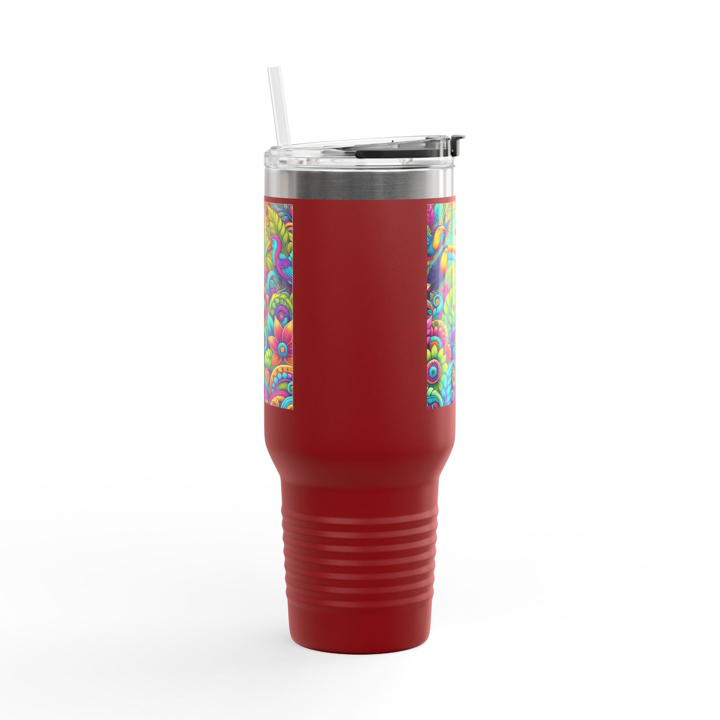 Insulated Travel Mug, 40oz / Rainforest Music - Perfect for Outdoor Adventures
