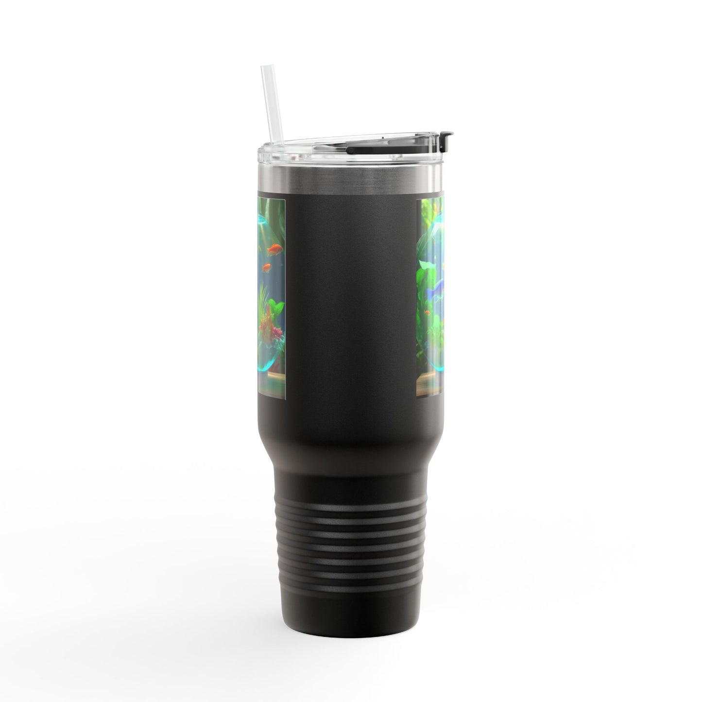 Insulated Travel Mug, 40oz / Tropical Fish Bowl #1 - Perfect for Outdoor Adventures