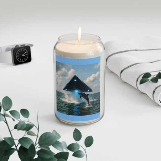 Scented Candle, 13.75oz - UFO and Dolphin