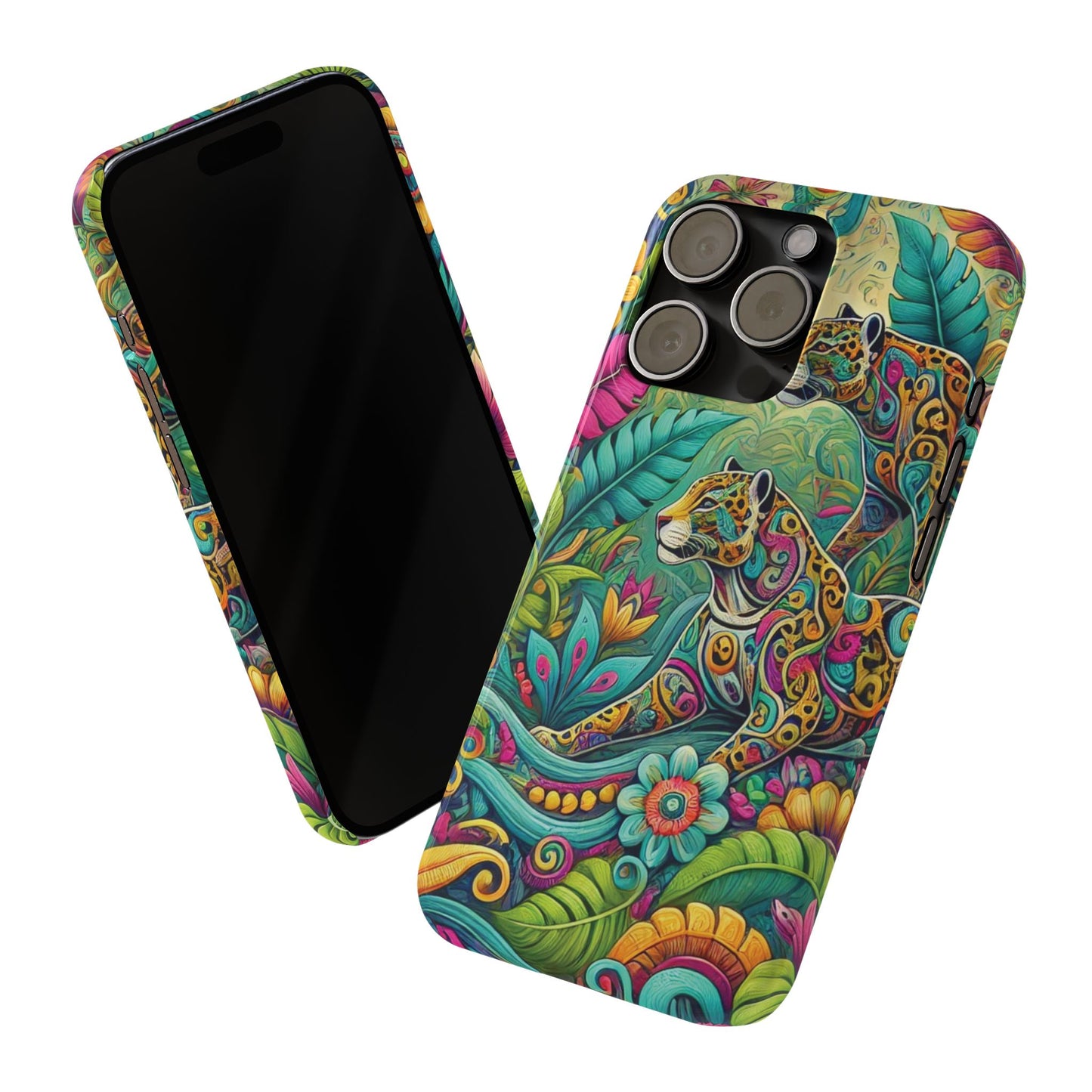Slim Phone Cases - Jaguar Pop