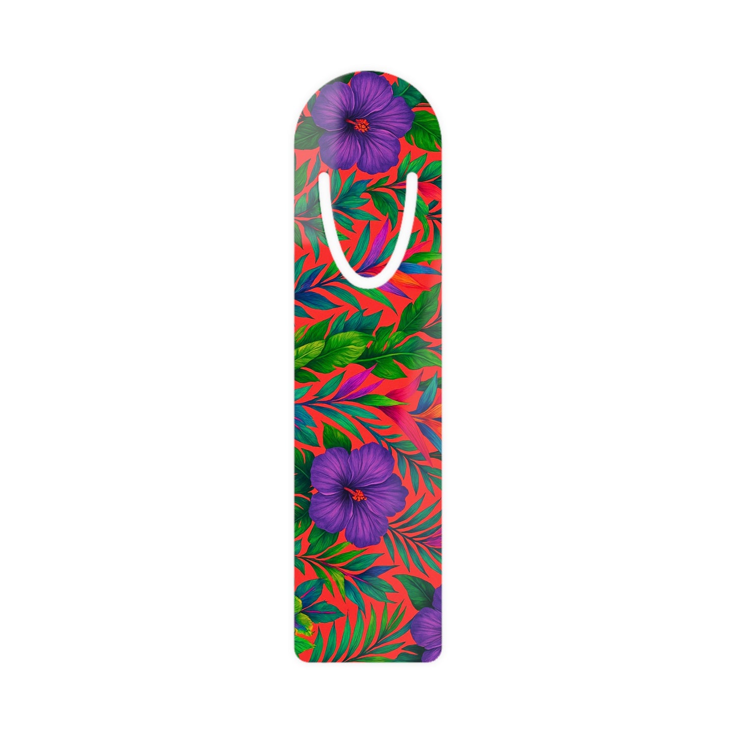 Bookmark - Aluminum, Midnight Flower Coral