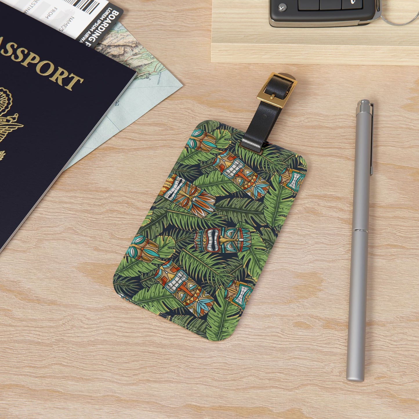 Luggage Tag - Tiki Greenery