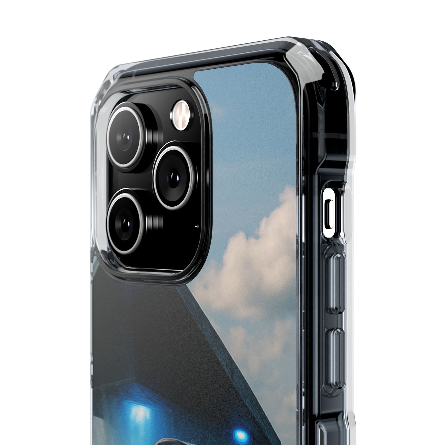 UFO and Dolphin Magnetic Clear Phone Case, Many Models