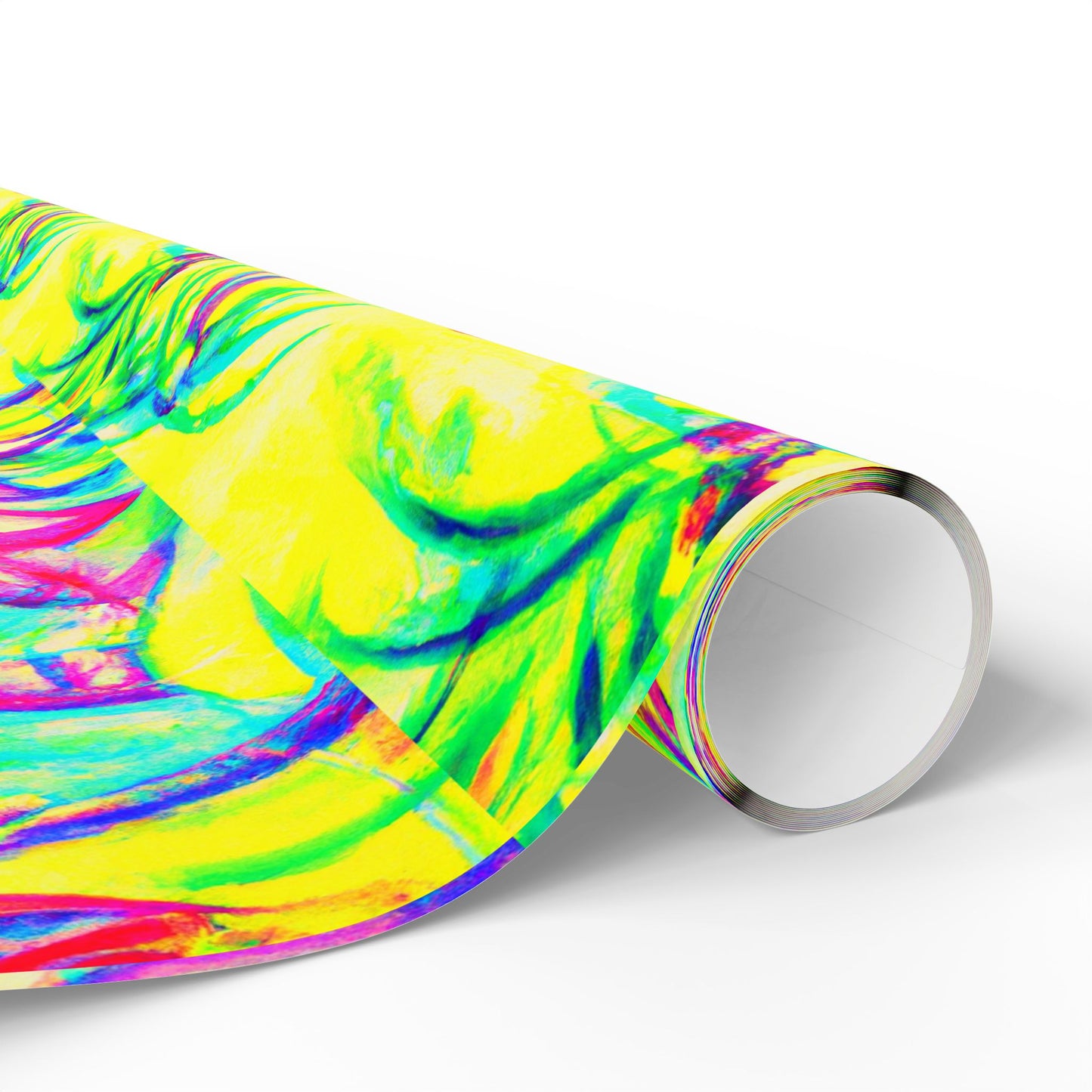 Wrapping Paper - Tropical Gift Wrap for All Occasions, 3 Sizes/2 Finishes / Tropical Doodles, Yellow