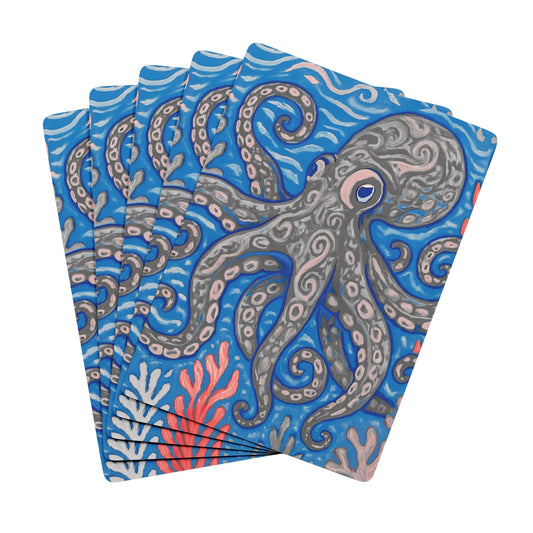 Poker Playing Cards - Slate Kraken Joe