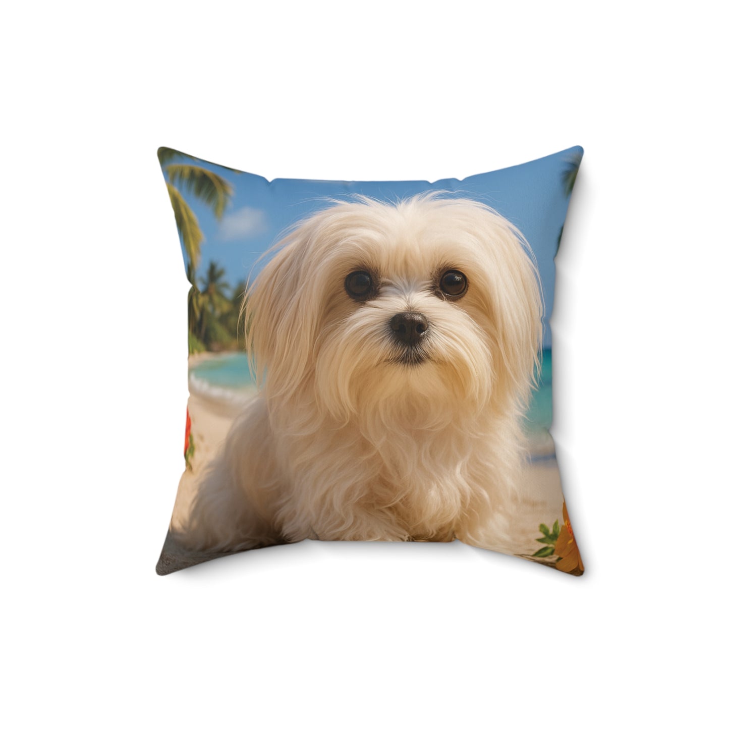 Decorative Pillow - Accent Cushion, 4 Sizes / Puppy Ariel