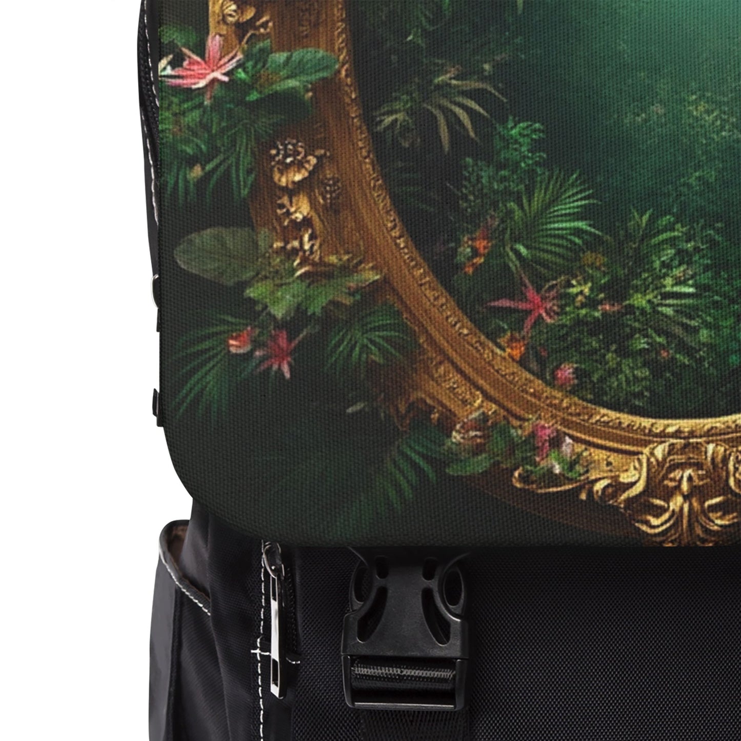 Tropical Casual Backpack - Perfect for Everyday Adventures / Rainforest Portal to Paradise