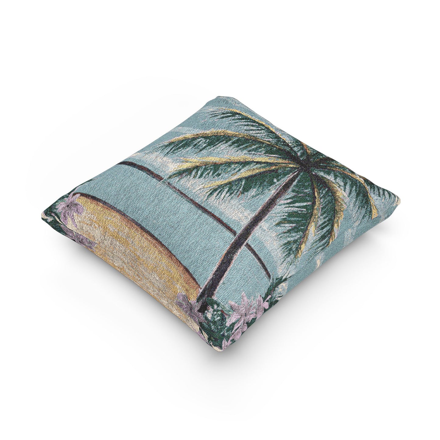 Woven Pillow, 17"W x 18"L - Calm Beach