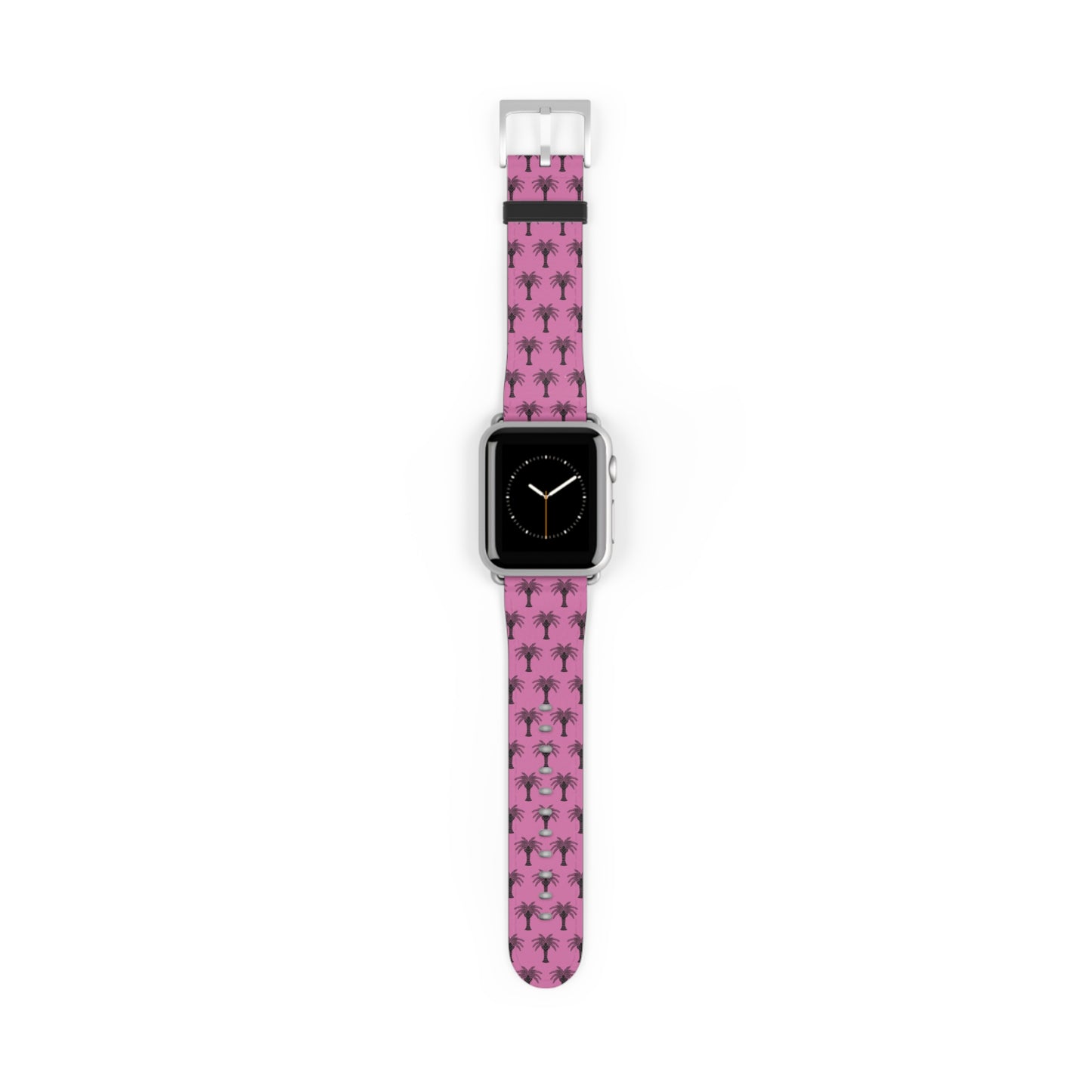 Watch Band - Art Deco Palm, Repeat Light Pink