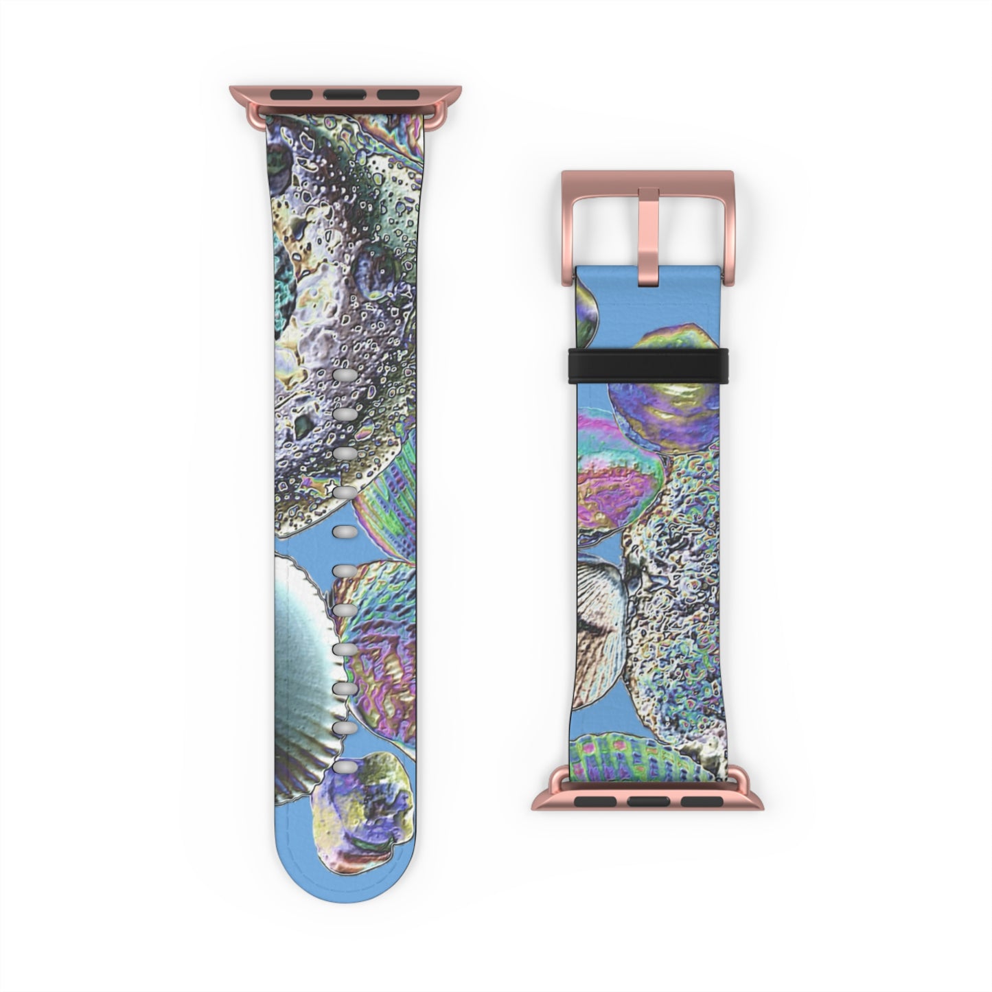 Apple Watch Band - Heatwave Seashell Collection, lt blue