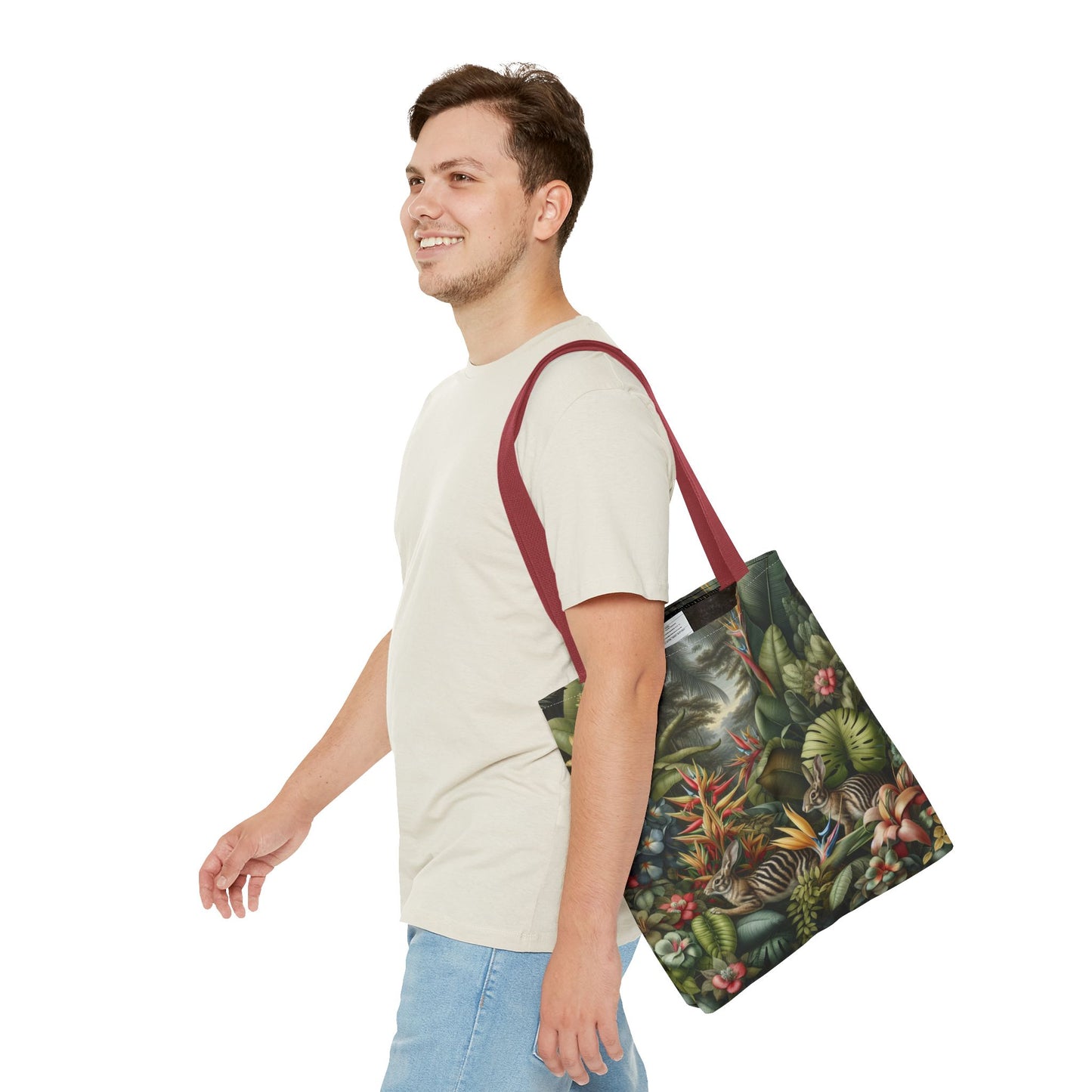 Rainforest Rabbit Outing Tote Bag - 3 Sizes