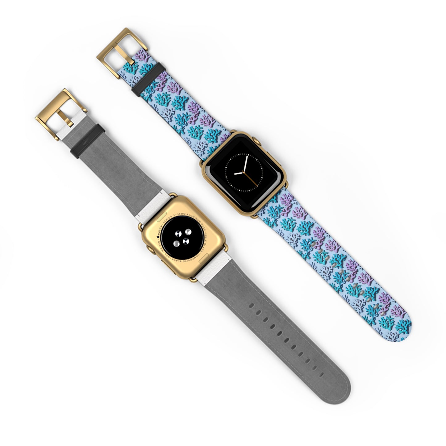 Apple Watch Band - Corals, Polar Blue