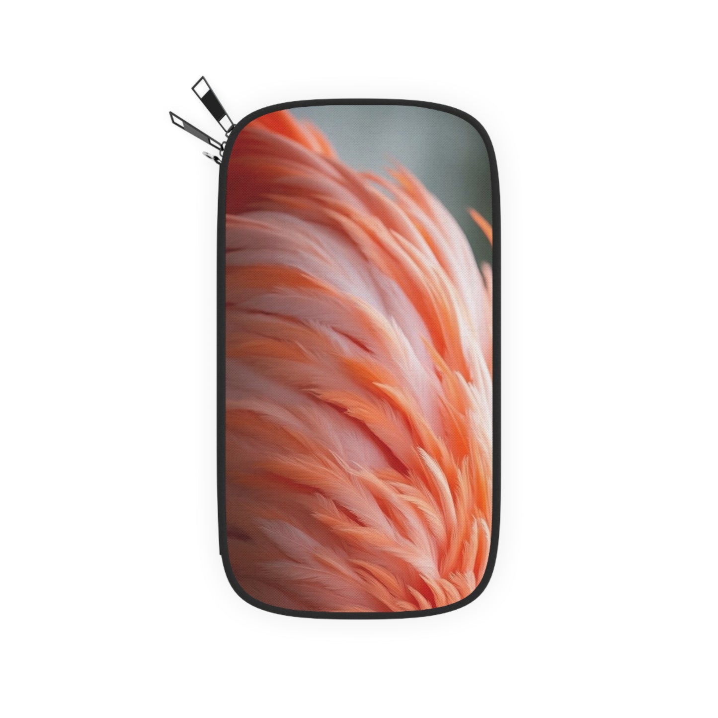 Passport Wallet – Perfect for Travelers & Adventurers / Flamingo Feathers